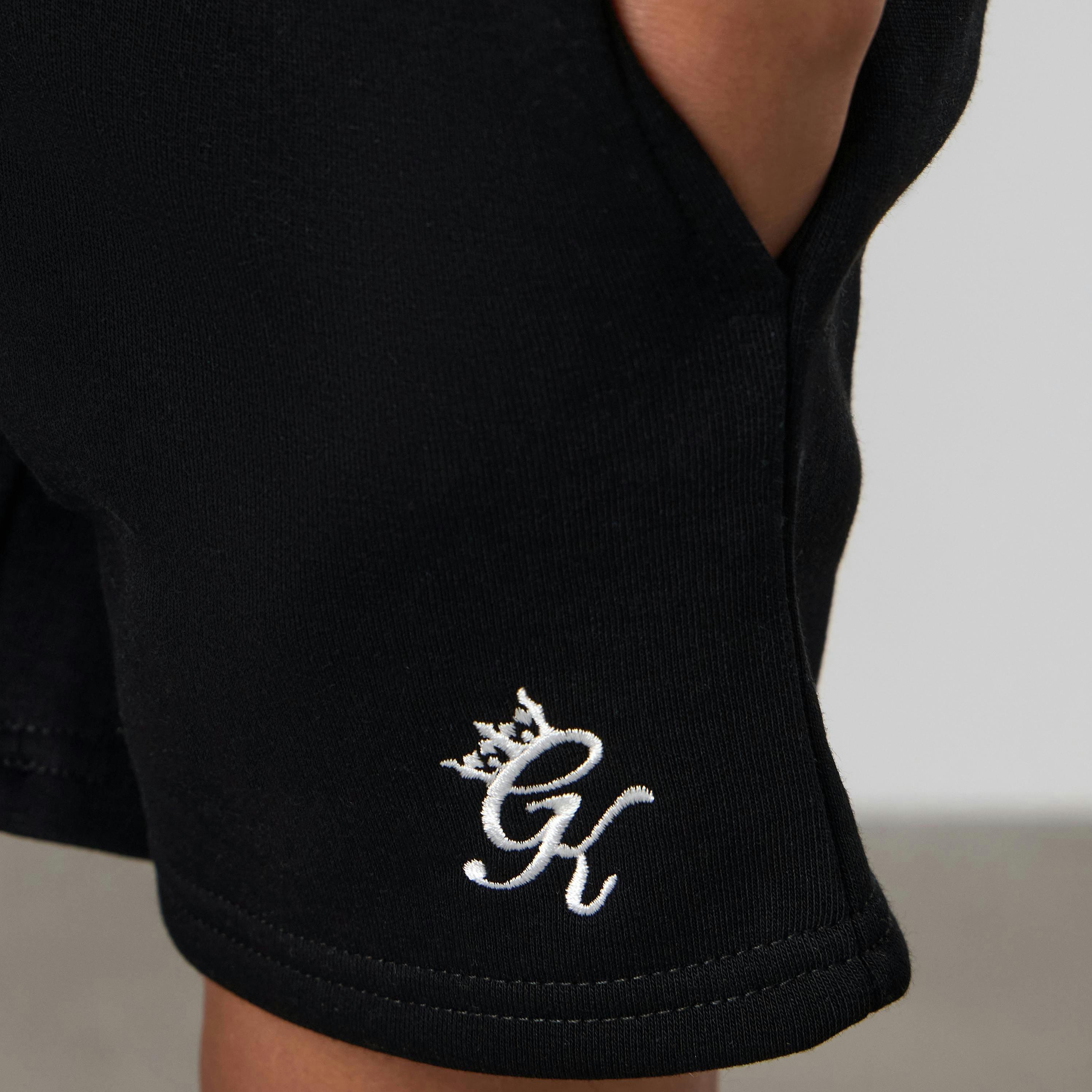 Gym King Younger Kids Fundamental Short - Black , view 5 of 6