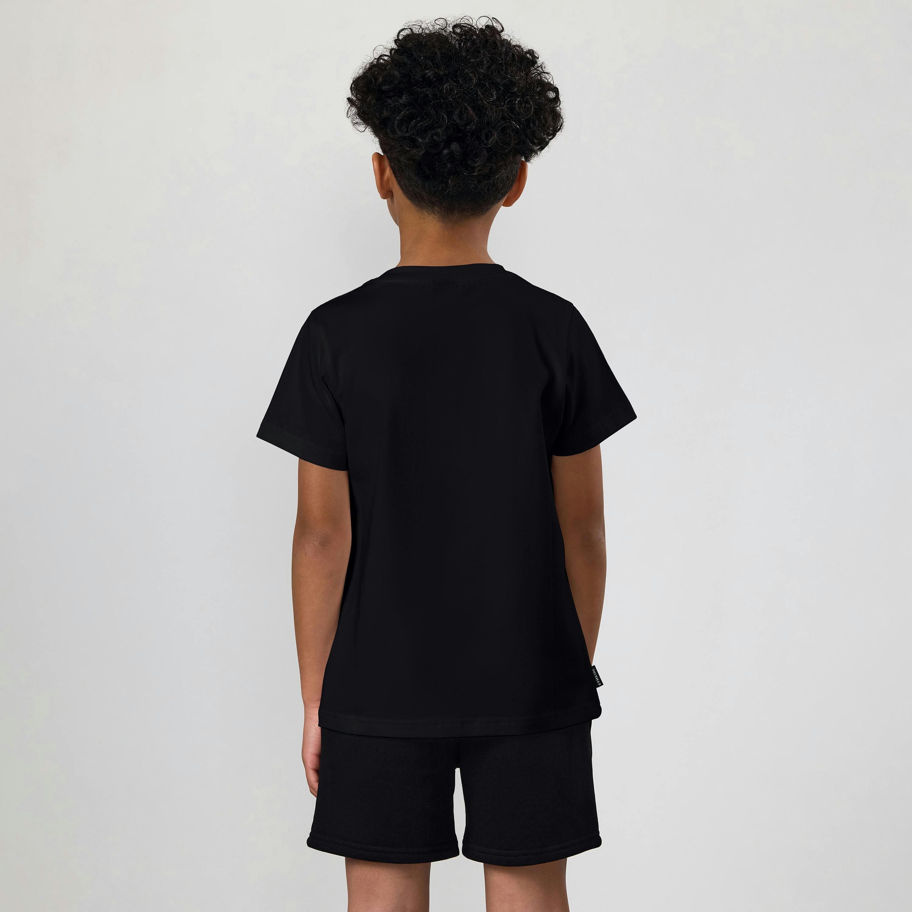 Gym King Older Kids Fundamental T-Shirt - Black , view 2 of 5