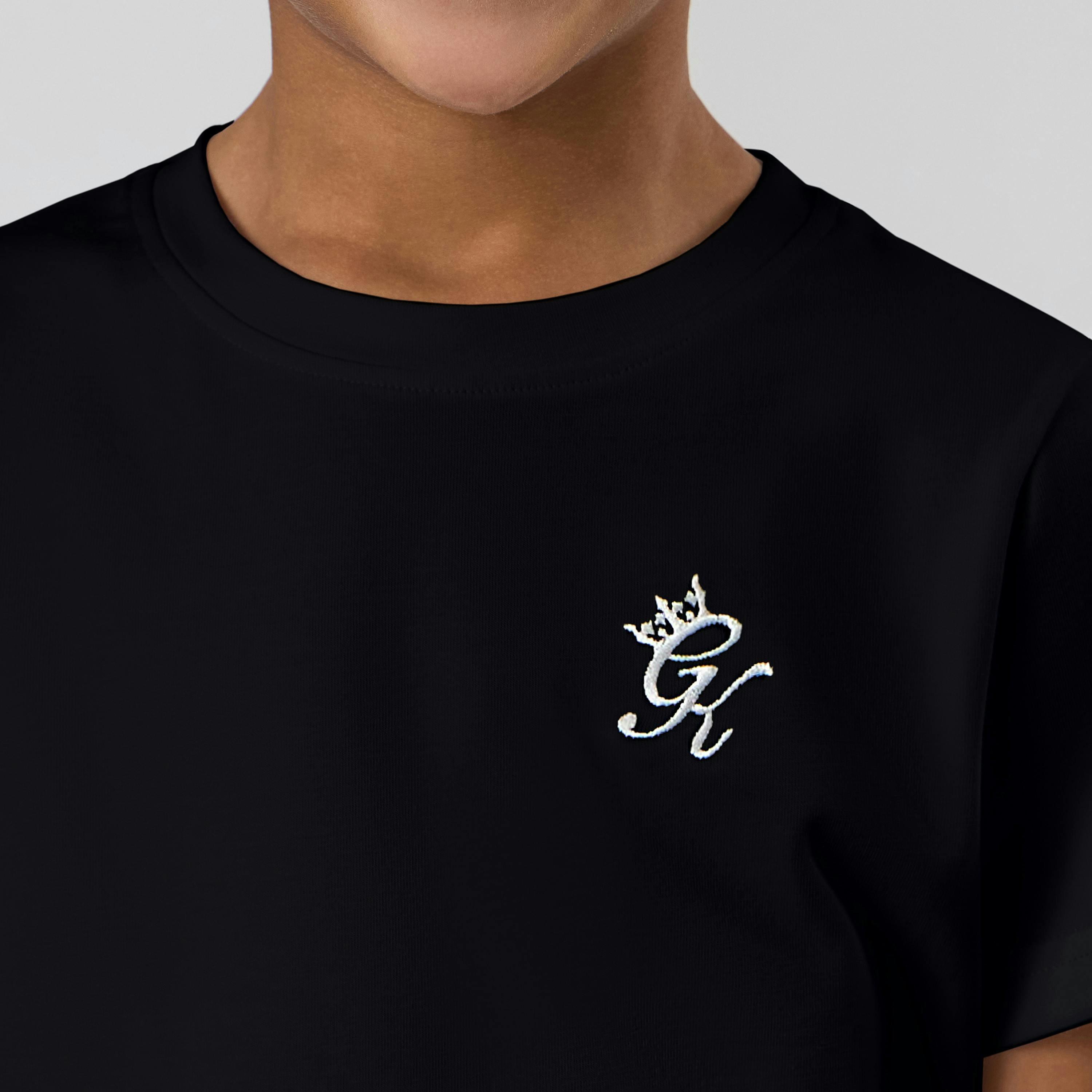 Gym King Older Kids Fundamental T-Shirt - Black , view 3 of 5
