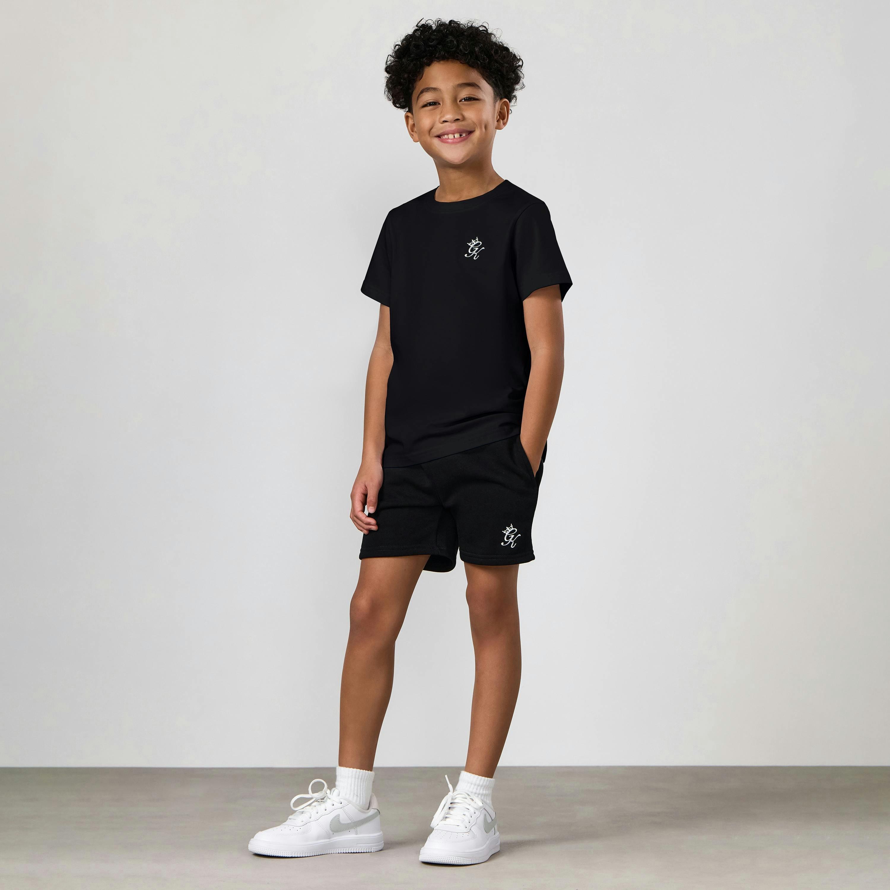 Gym King Older Kids Fundamental T-Shirt - Black , view 5 of 5