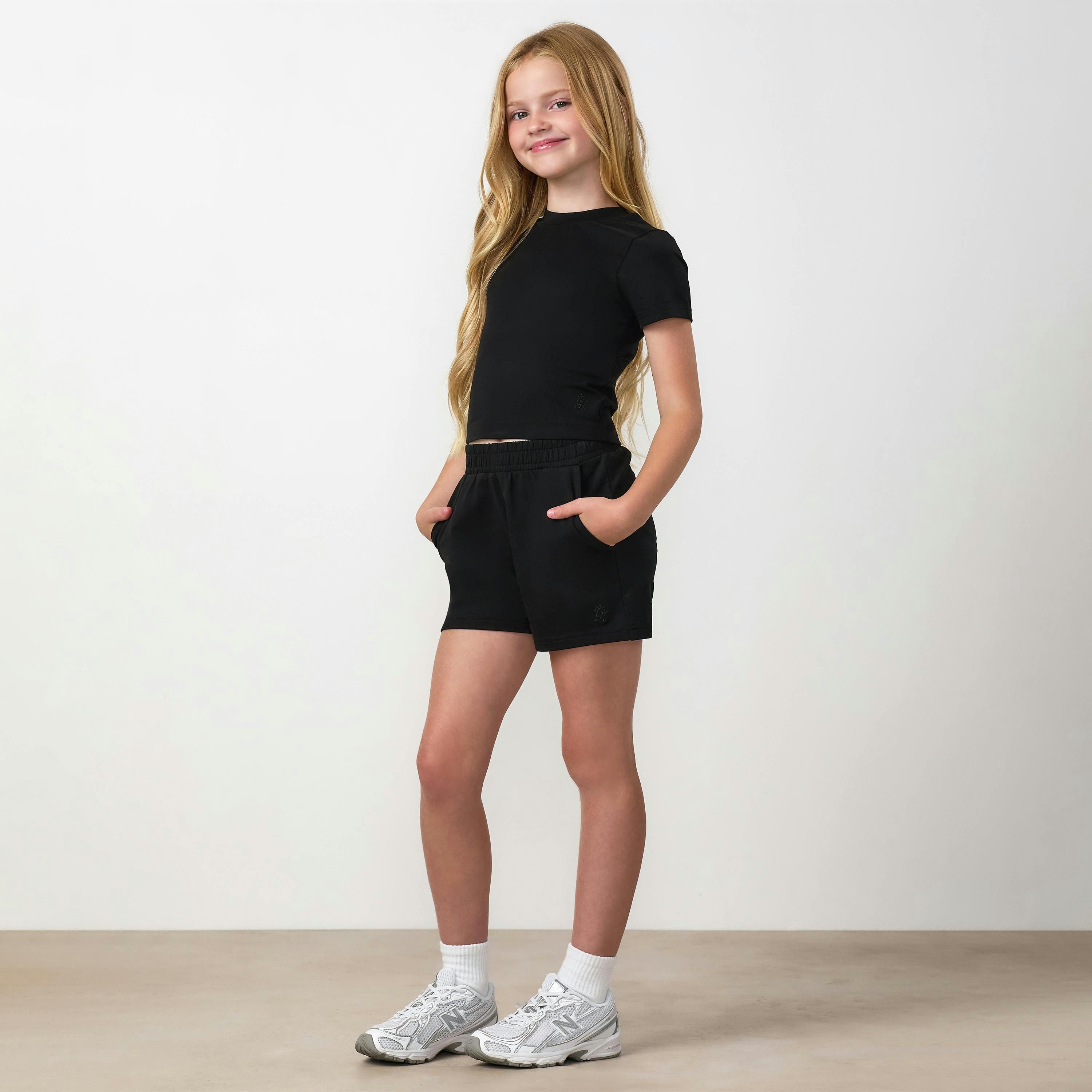 Gym King Older Kids Victory Short - Black , view 4 of 4