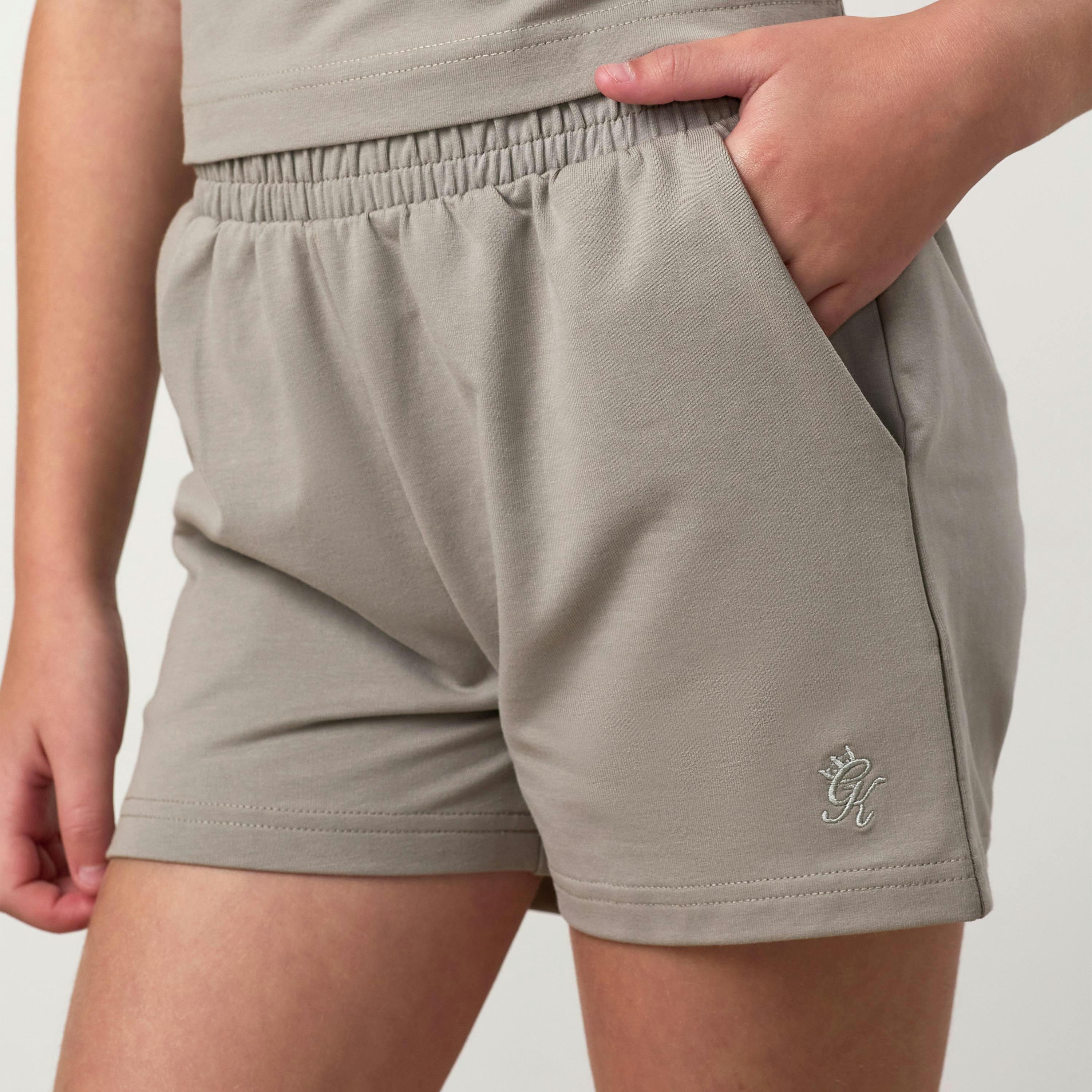 Gym King Younger Kids Victory Short - Taupe , view 3 of 4