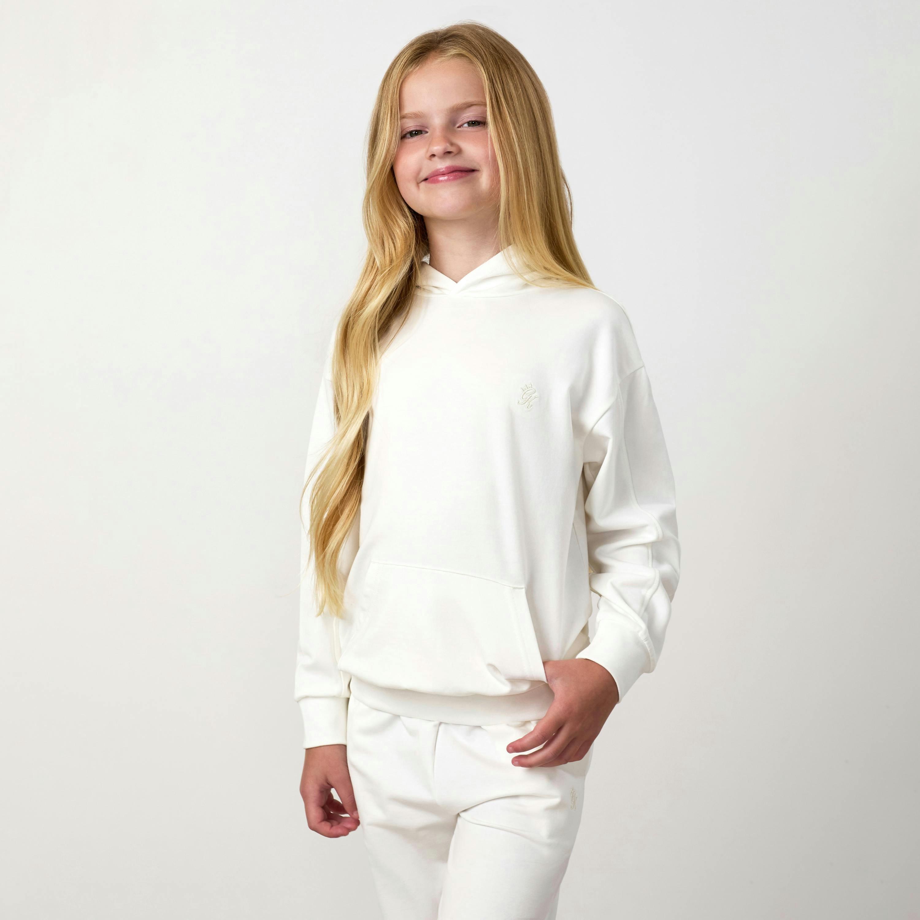 Gym King Older Kids Victory Relaxed Fit Hoodie - Cream , view 1 of 5