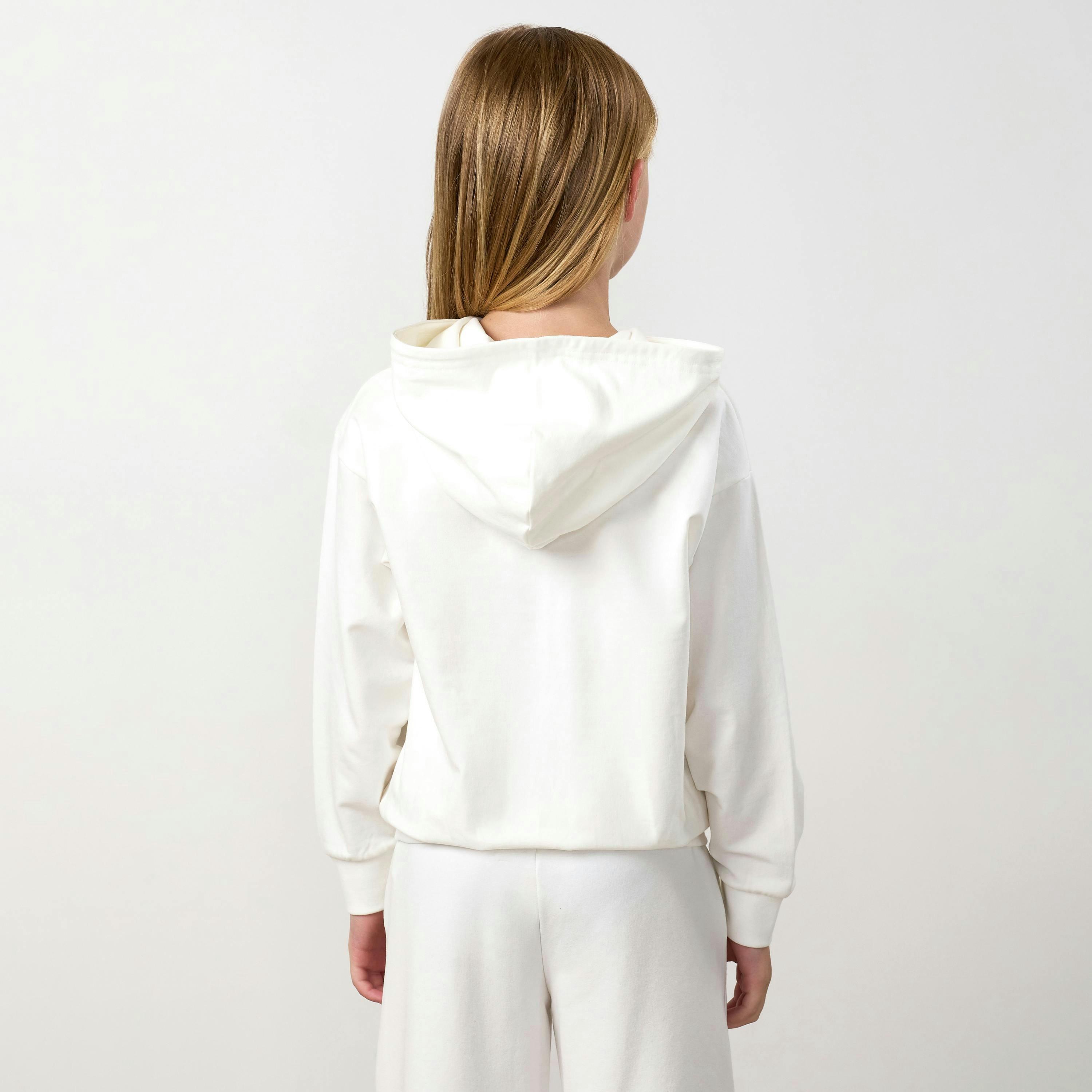 Gym King Older Kids Victory Relaxed Fit Hoodie - Cream , view 2 of 5