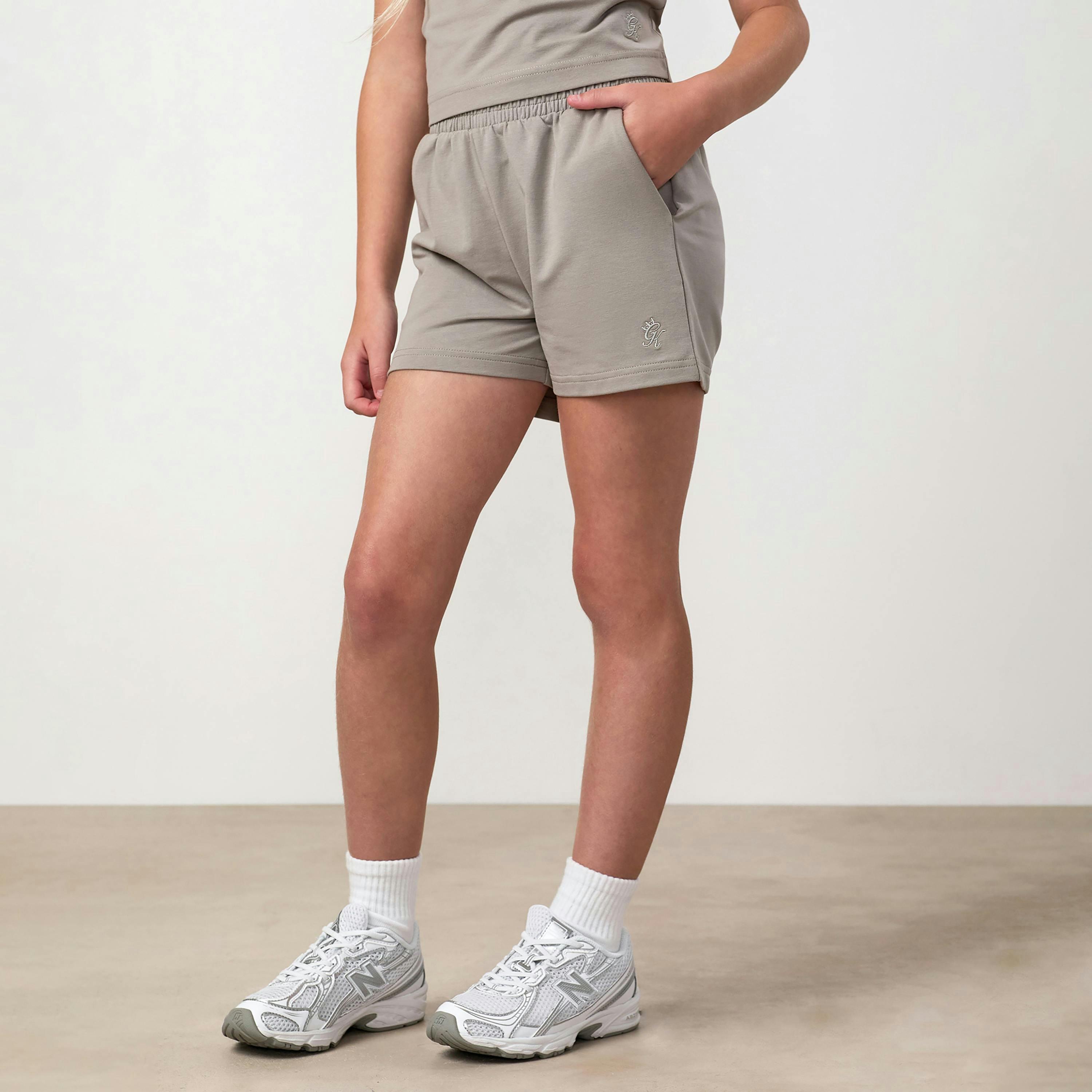 Gym King Older Kids Victory Short - Taupe , view 1 of 4