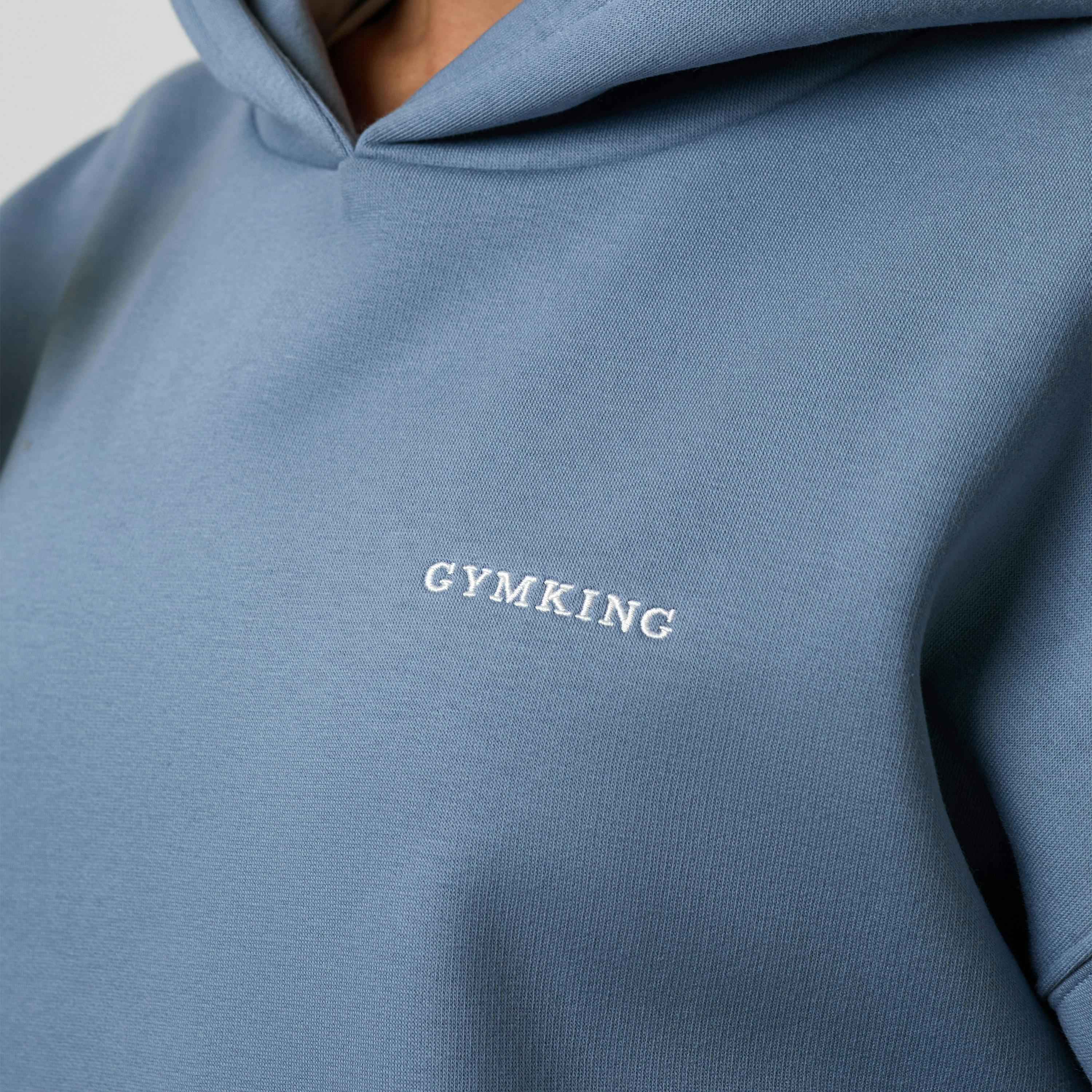 Gym King 365 Relaxed Fit Hoodie - Faded Indigo , view 4 of 6