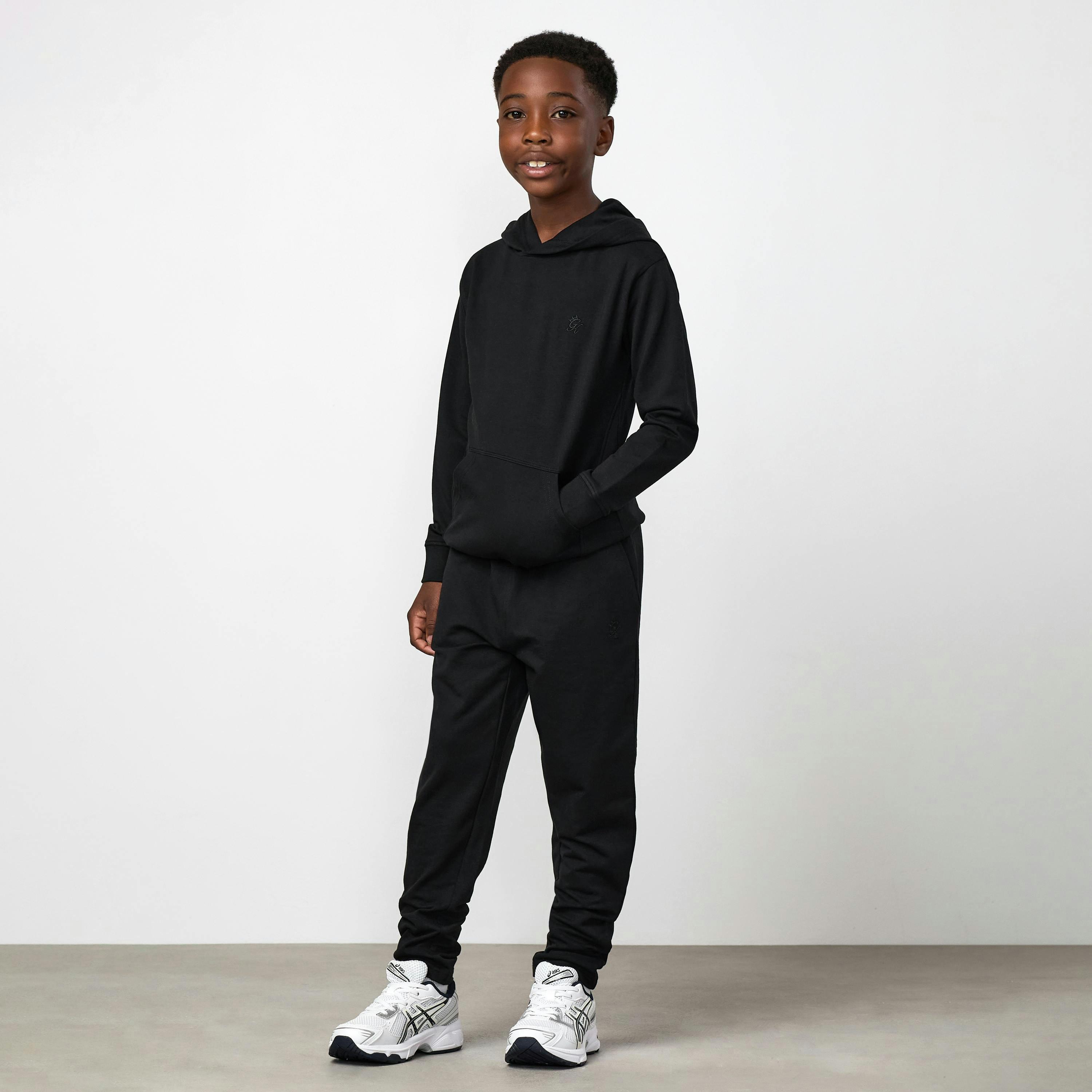 Gym King Older Kids Victory Loopback Hoodie - Black , view 4 of 6