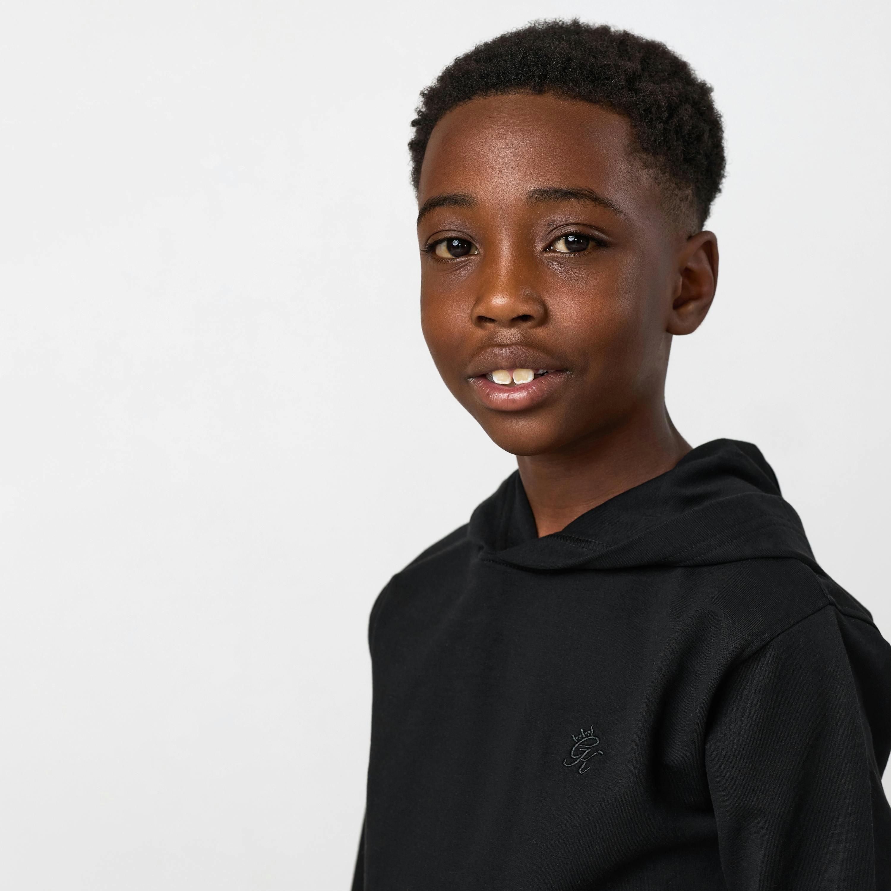 Gym King Older Kids Victory Loopback Hoodie - Black , view 6 of 6