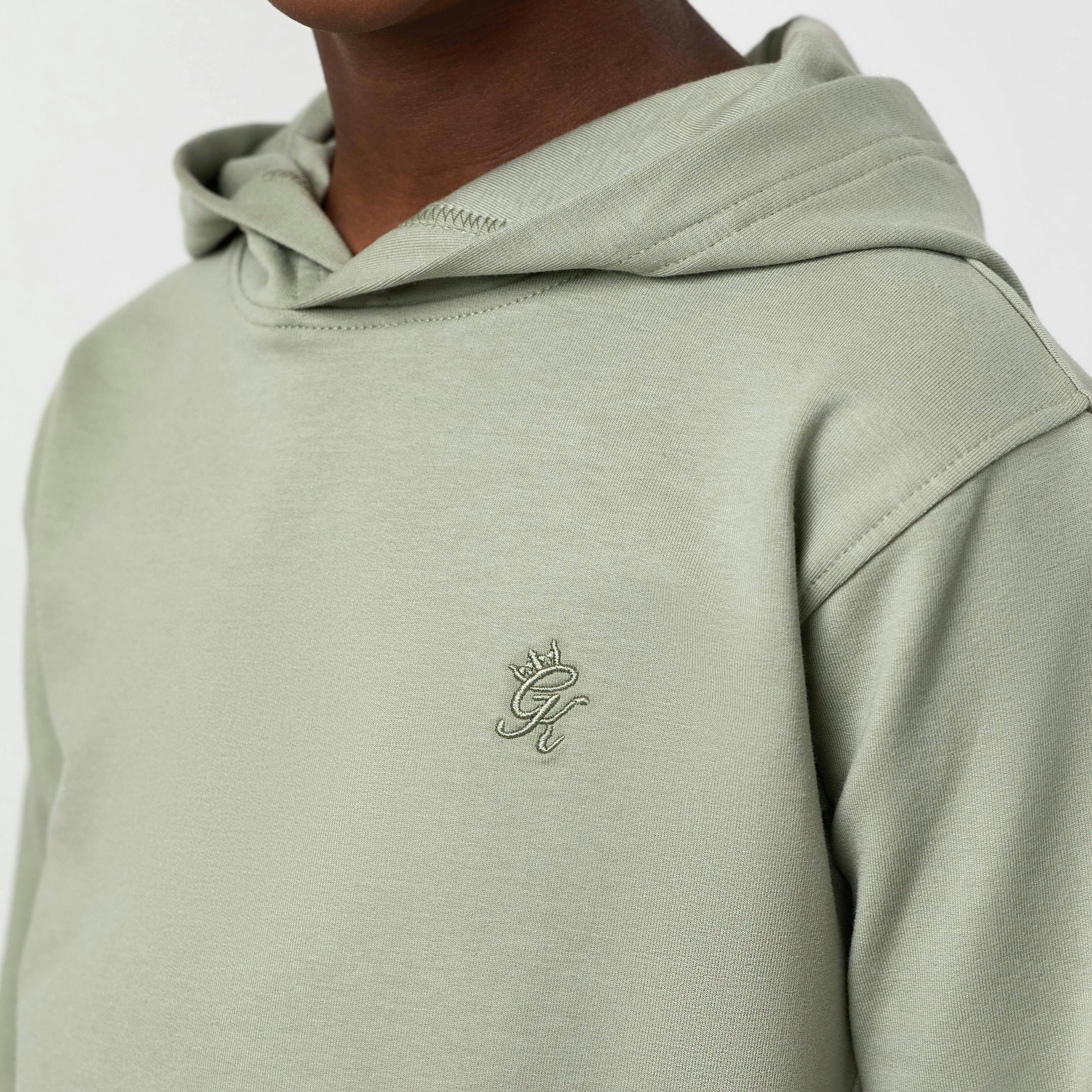 Gym King Younger Kids Victory Loopback Hoodie - Soft Khaki , view 3 of 5