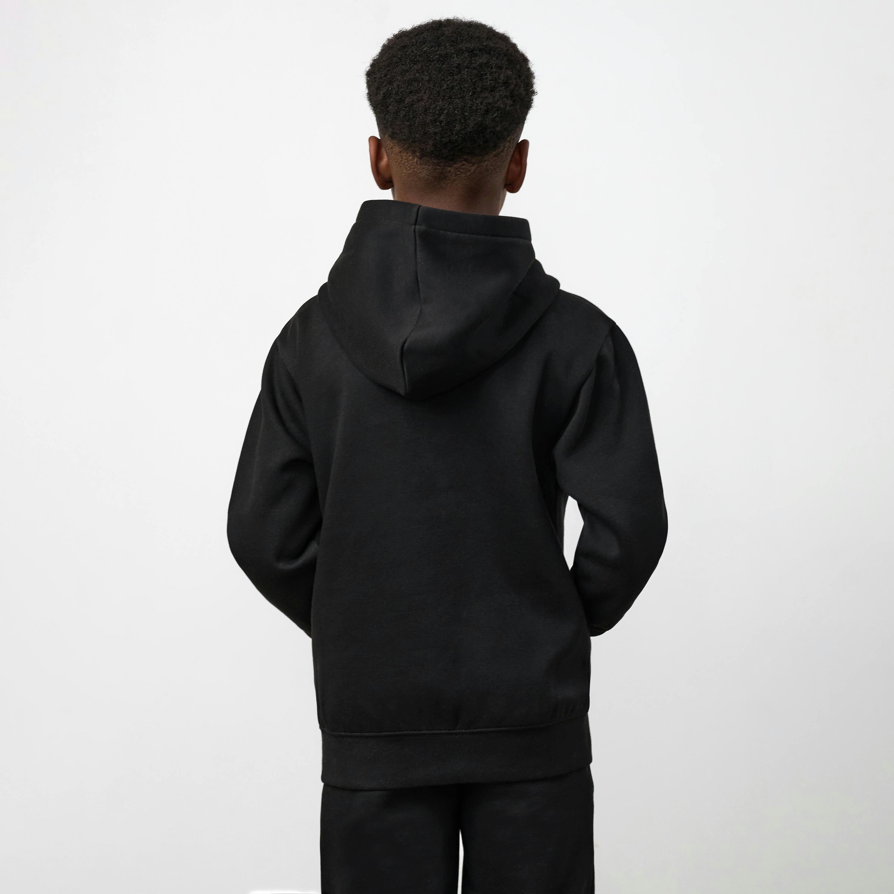Gym King Older Kids Pro Logo V2 Hoodie - Black / Black , view 2 of 5