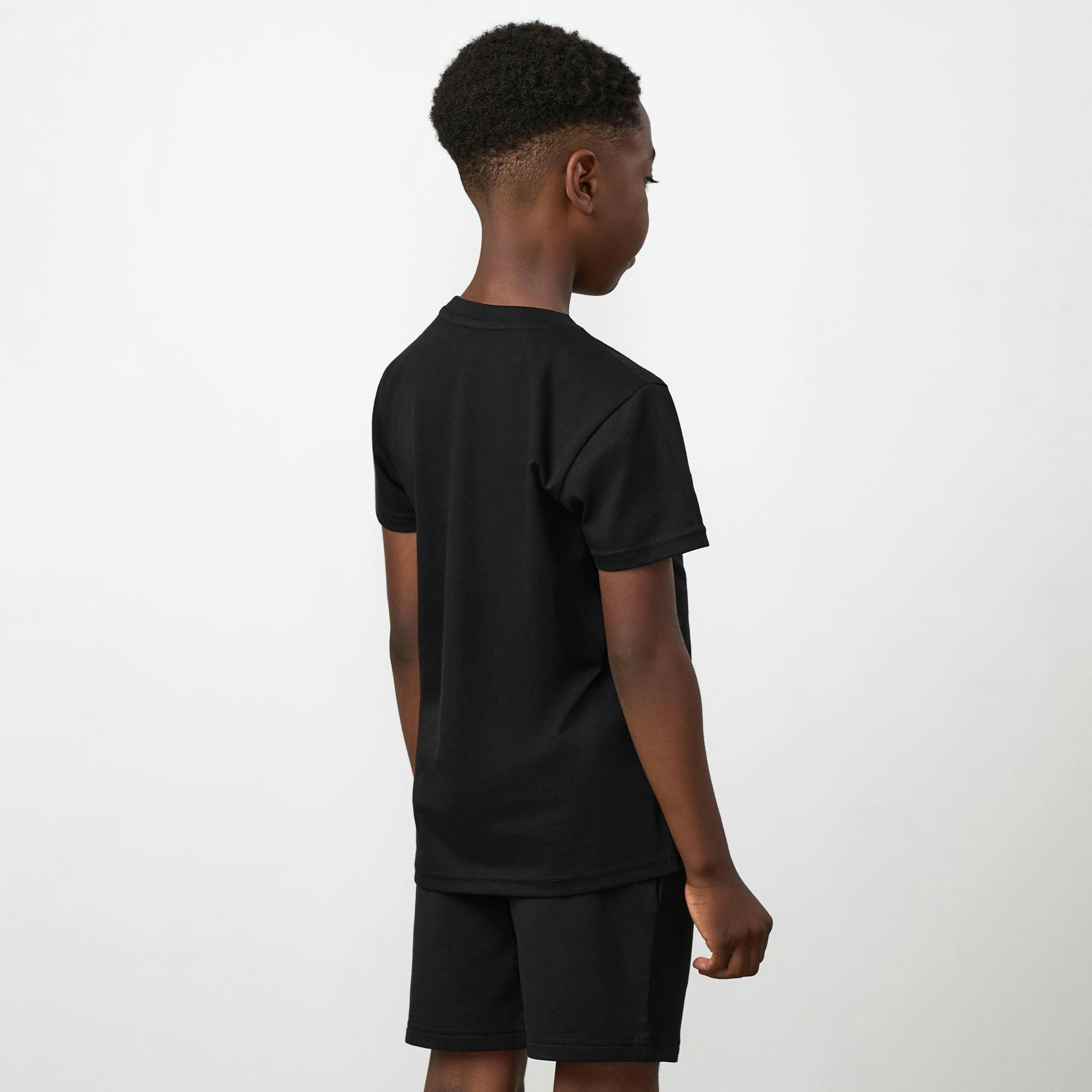 Gym King Older Kids Victory Jersey T-Shirt - Black , view 2 of 4