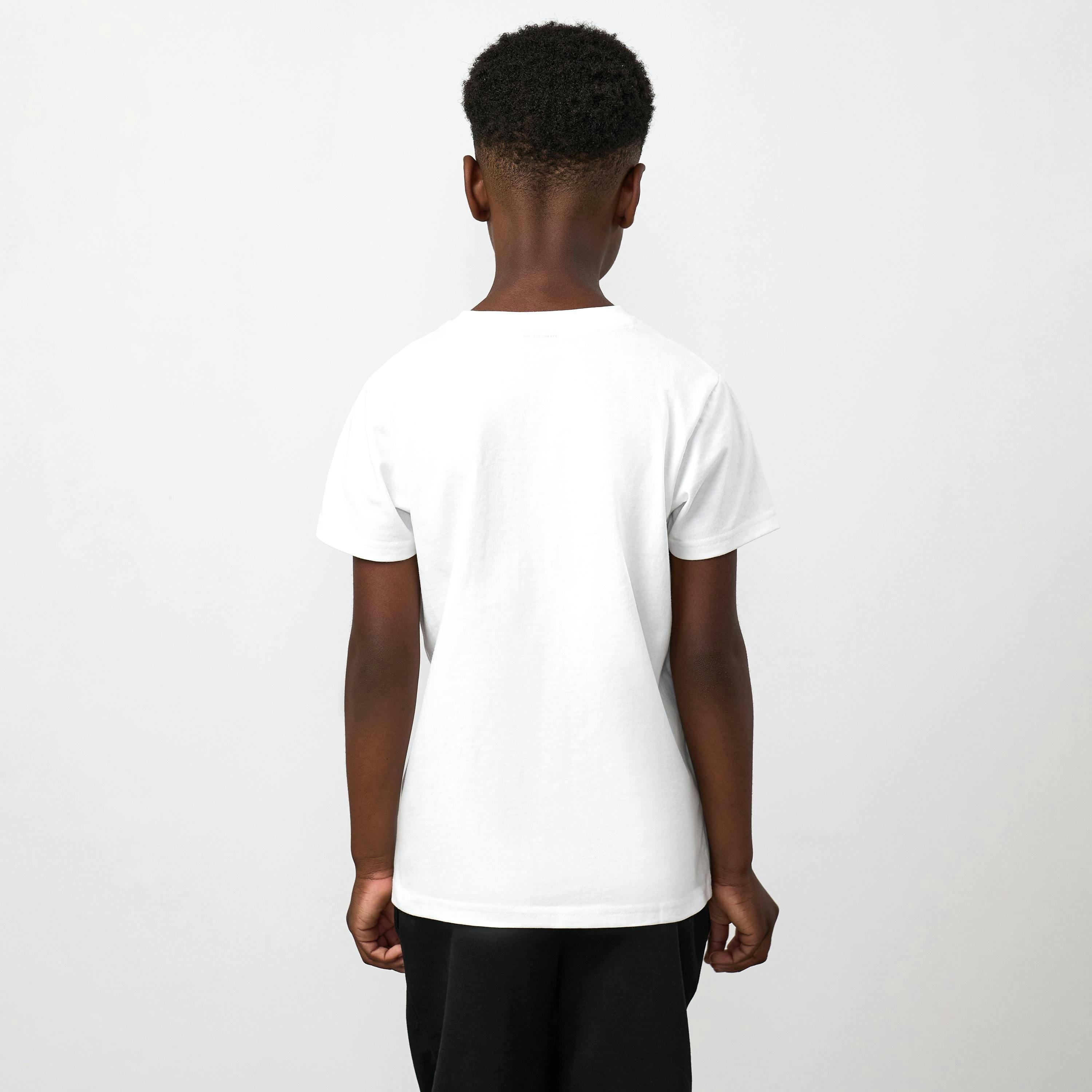 Gym King Younger Kids Victory Jersey T-Shirt - White , view 2 of 5