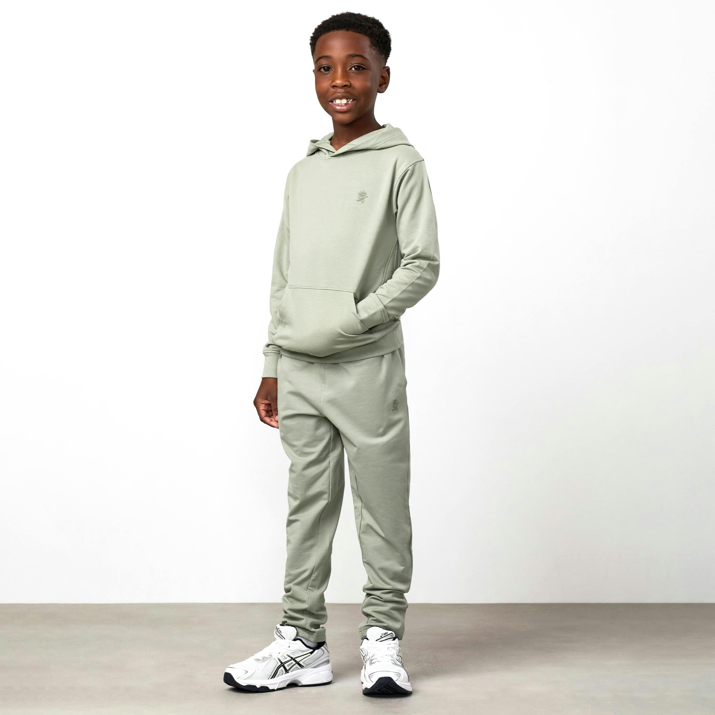 Gym King Older Kids Victory Loopback Hoodie - Soft Khaki , view 4 of 5