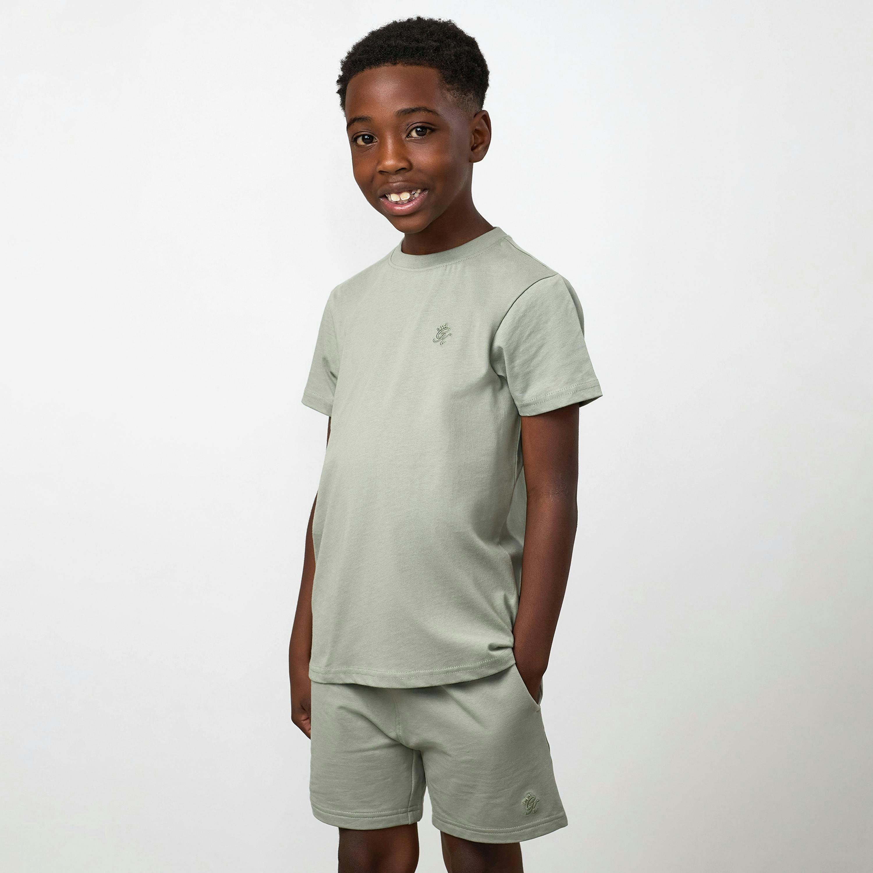 Gym King Younger Kids Victory Jersey T-Shirt - Soft Khaki , view 1 of 4