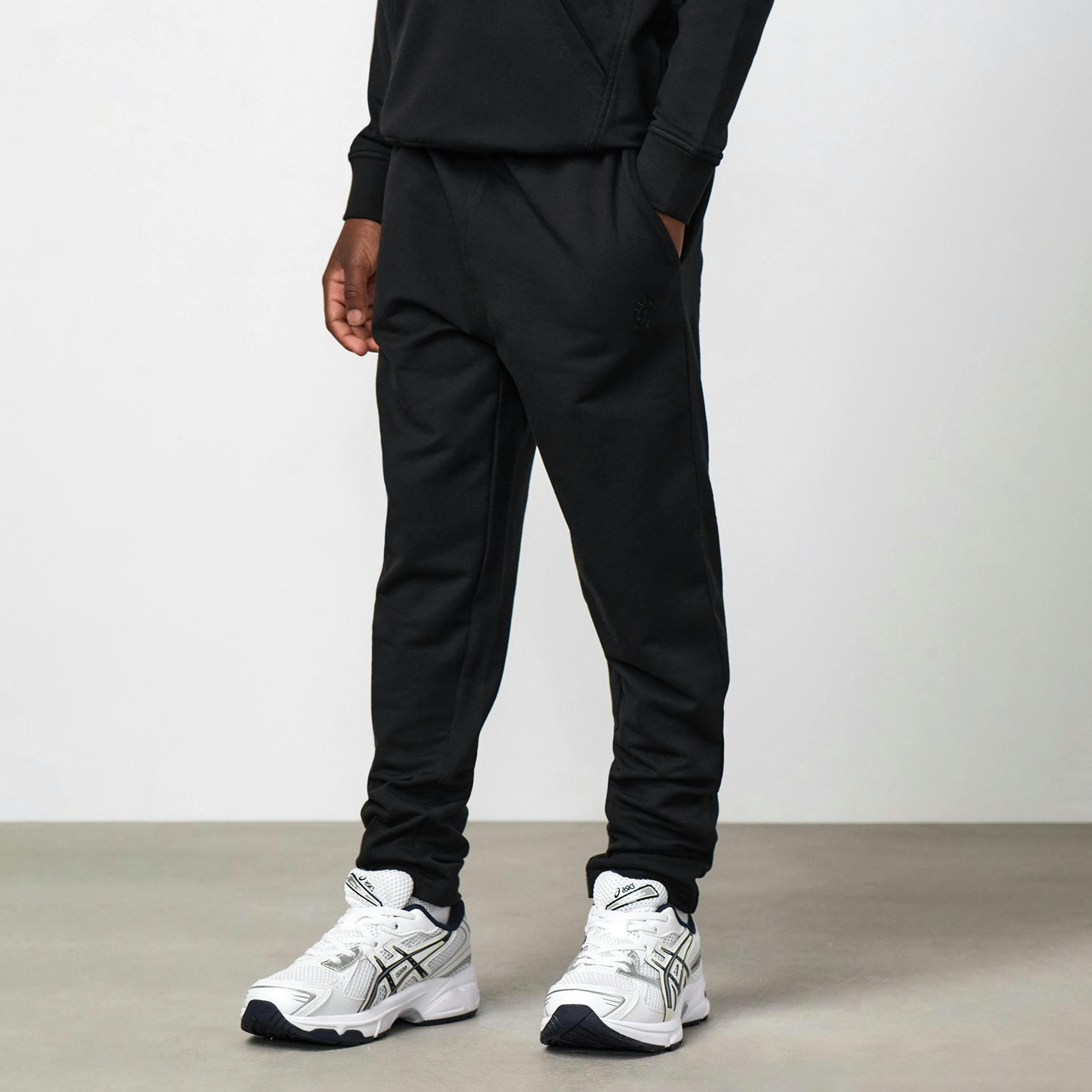 Gym King Younger Kids Victory Loopback Jogger - Black , view 1 of 4