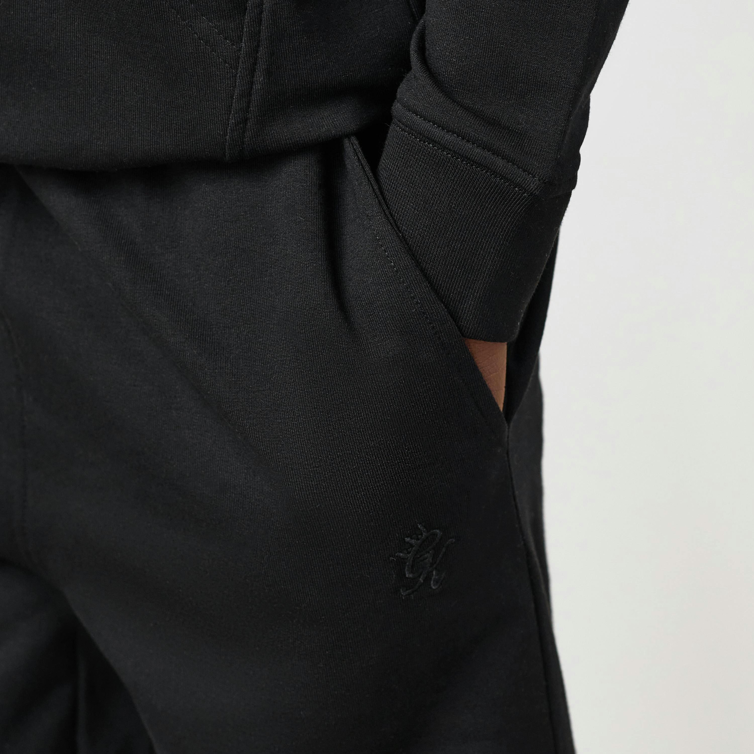 Gym King Younger Kids Victory Loopback Jogger - Black , view 3 of 4