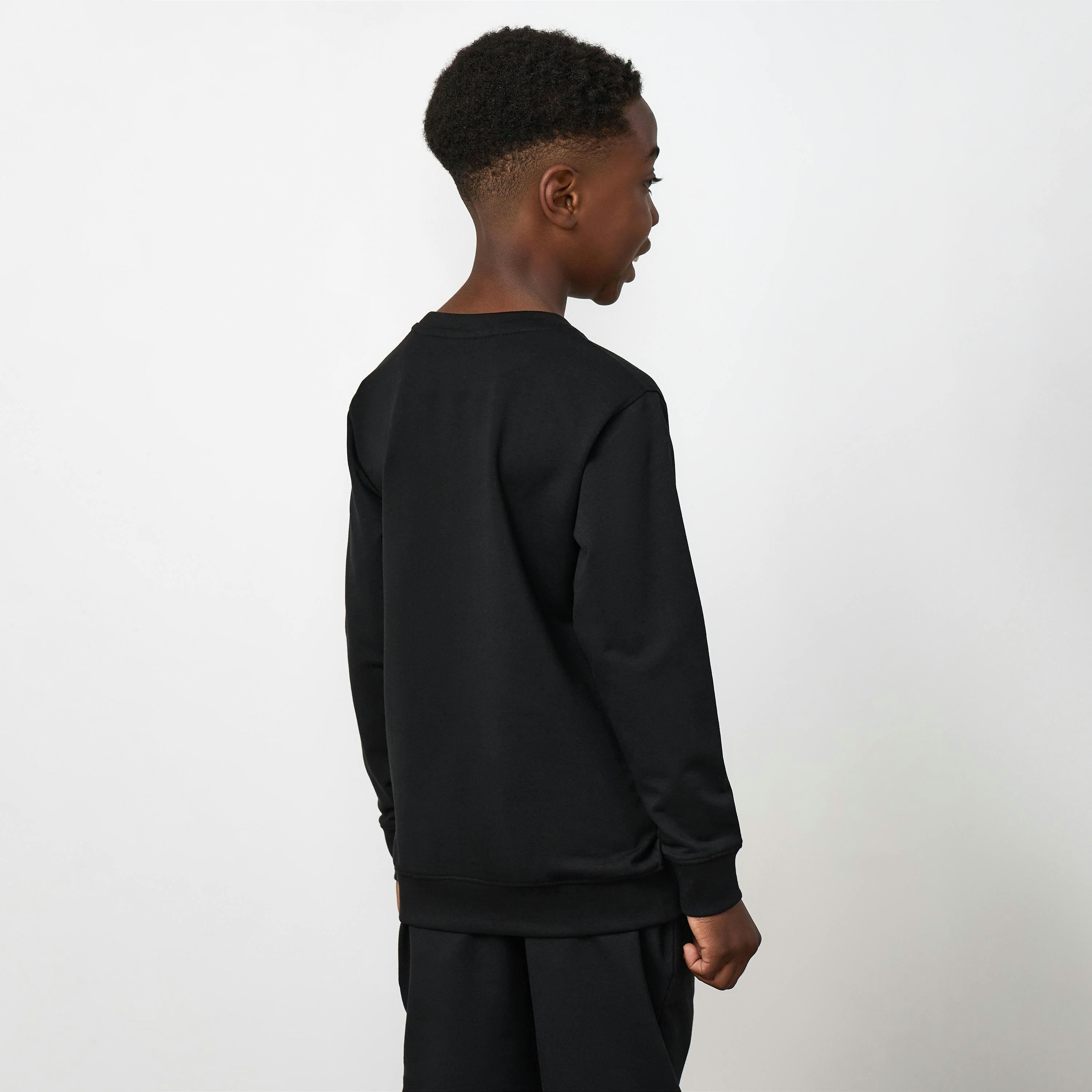 Gym King Younger Kids Victory Loopback Crew - Black , view 2 of 6