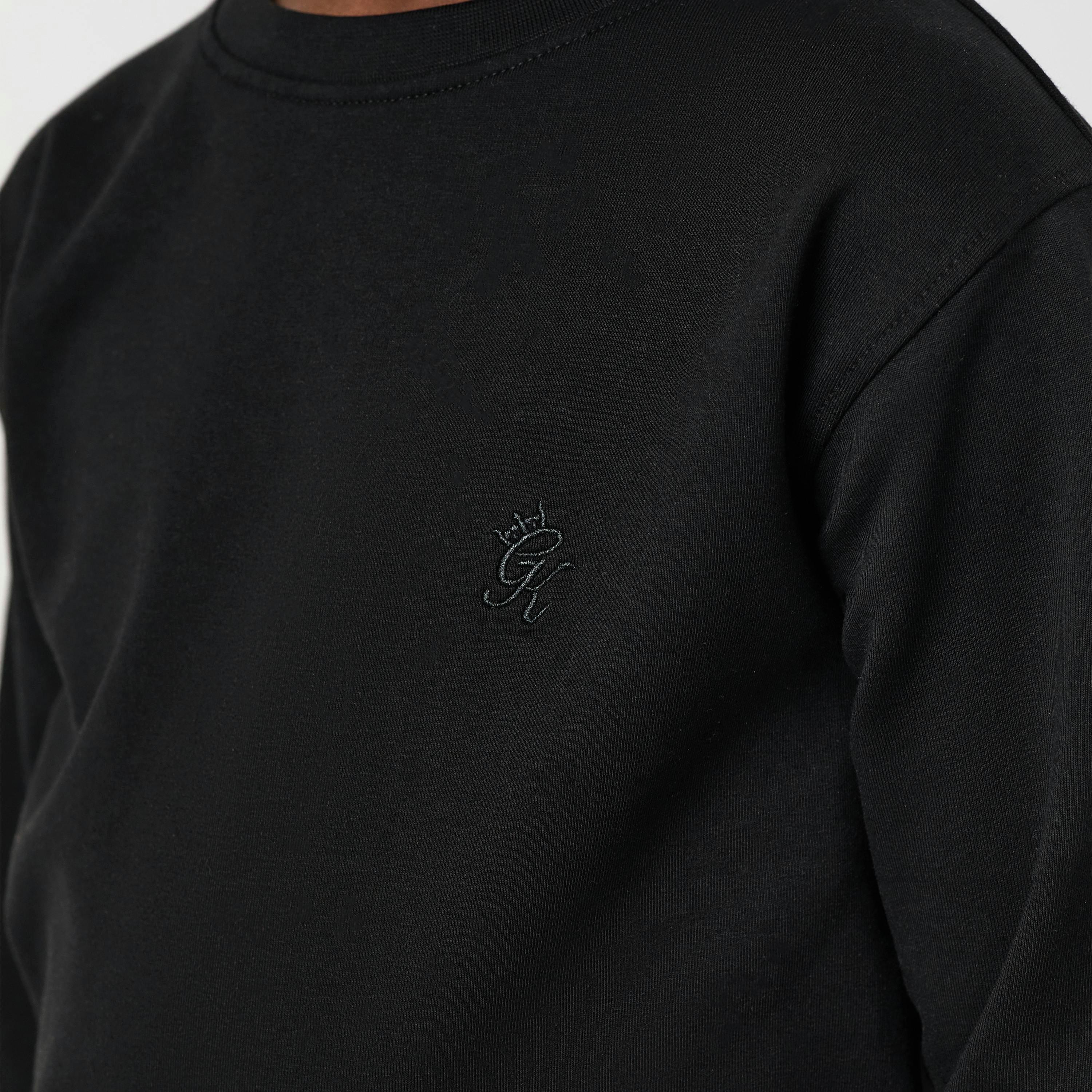 Gym King Younger Kids Victory Loopback Crew - Black , view 3 of 6