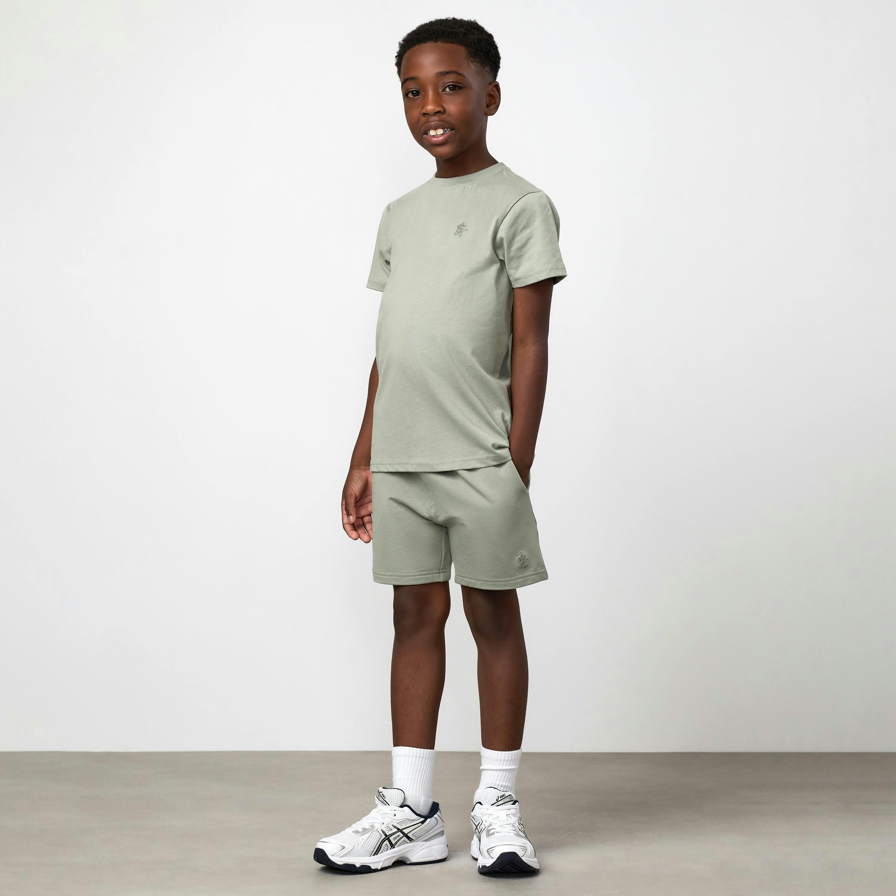 Gym King Younger Kids Victory Loopback Short - Soft Khaki , view 4 of 6