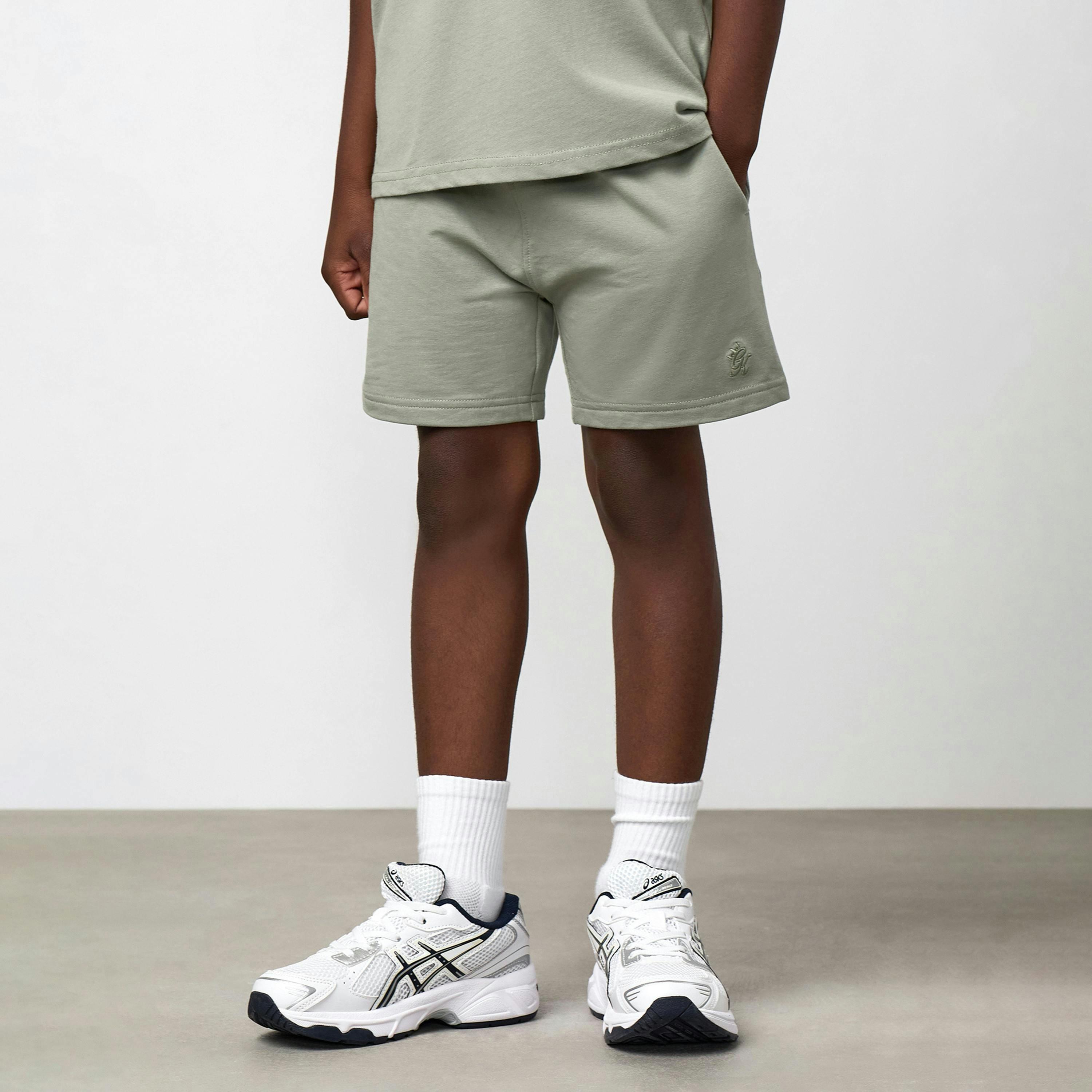 Gym King Older Kids Victory Loopback Short - Soft Khaki , view 1 of 6