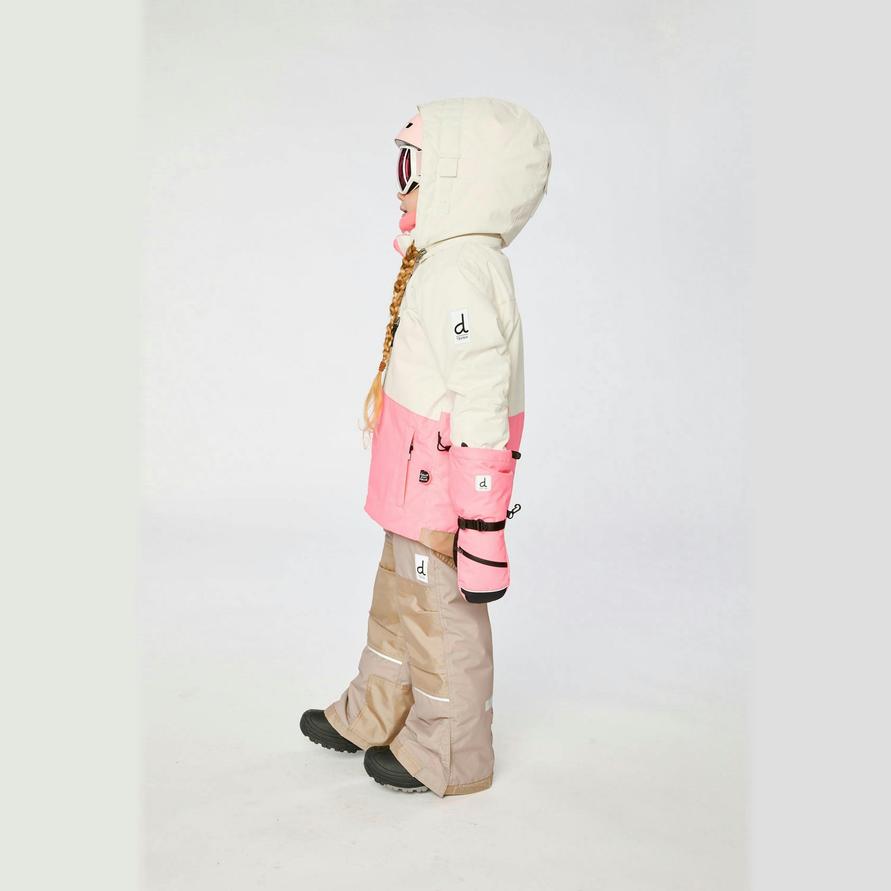 Two Piece Teknik Snowsuit Off-White And Pink , view 4 of 6