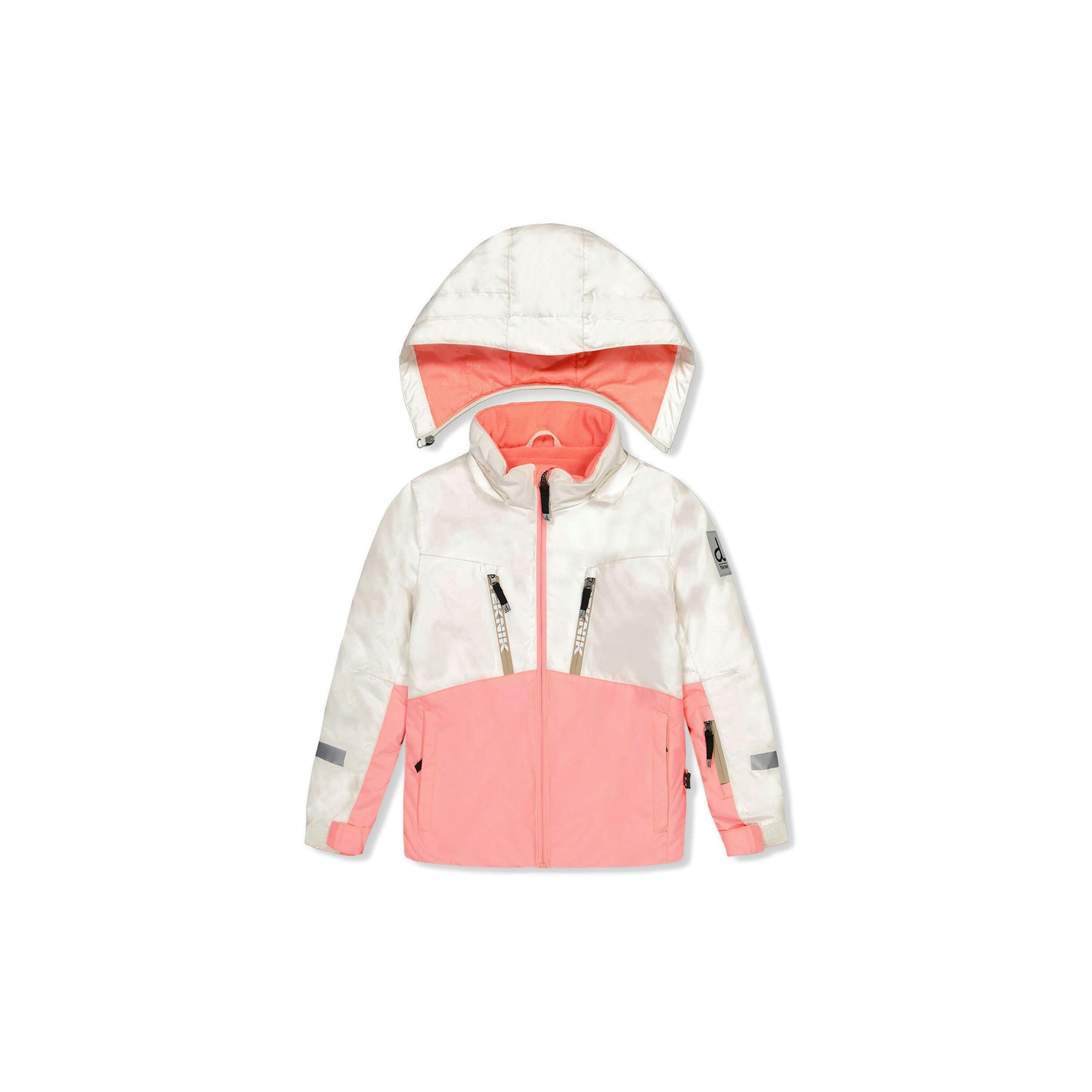 Two Piece Teknik Snowsuit Off-White And Pink , view 5 of 6