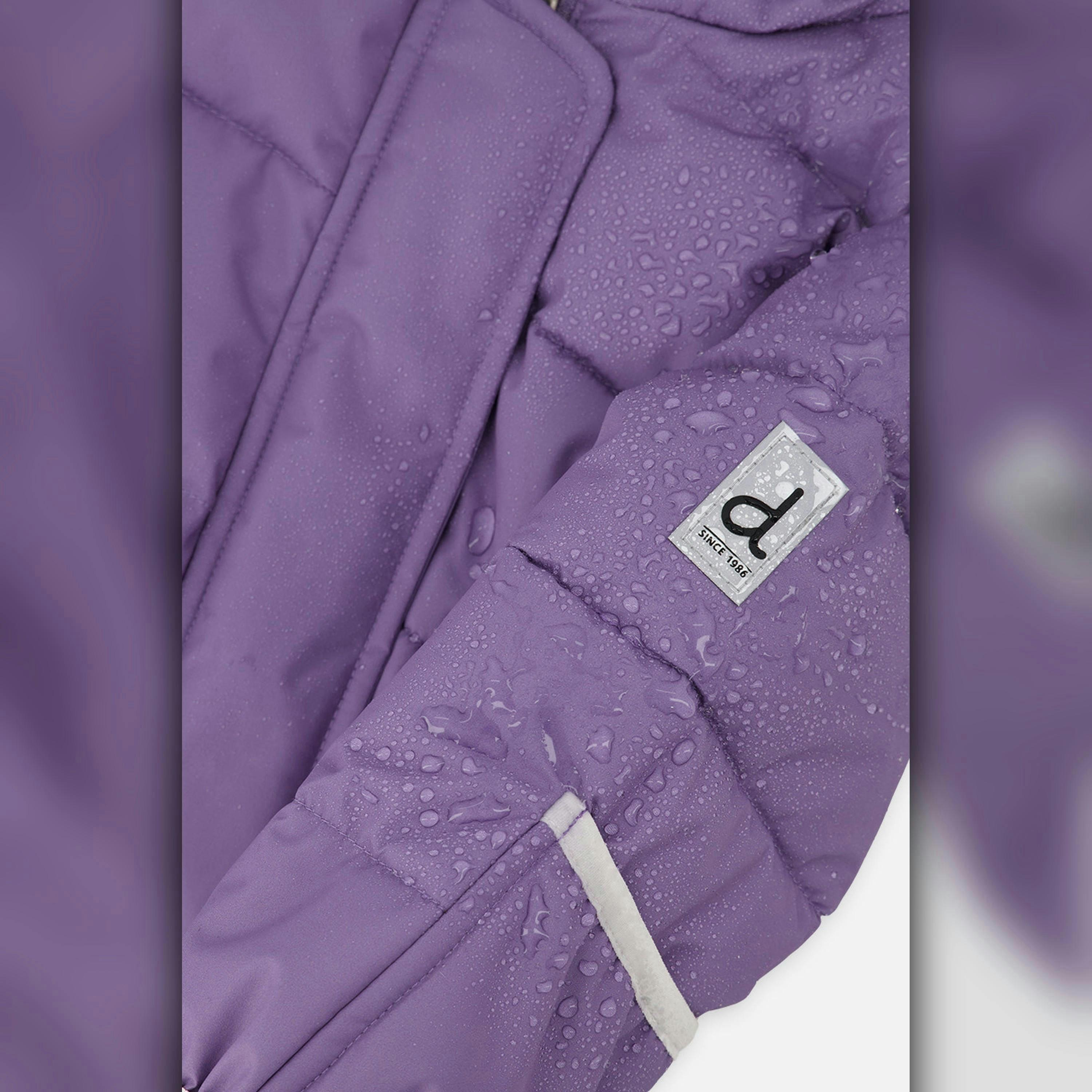 Baby Cloud One Piece Snowsuit Adapted For Car Seats Violet , view 3 of 3