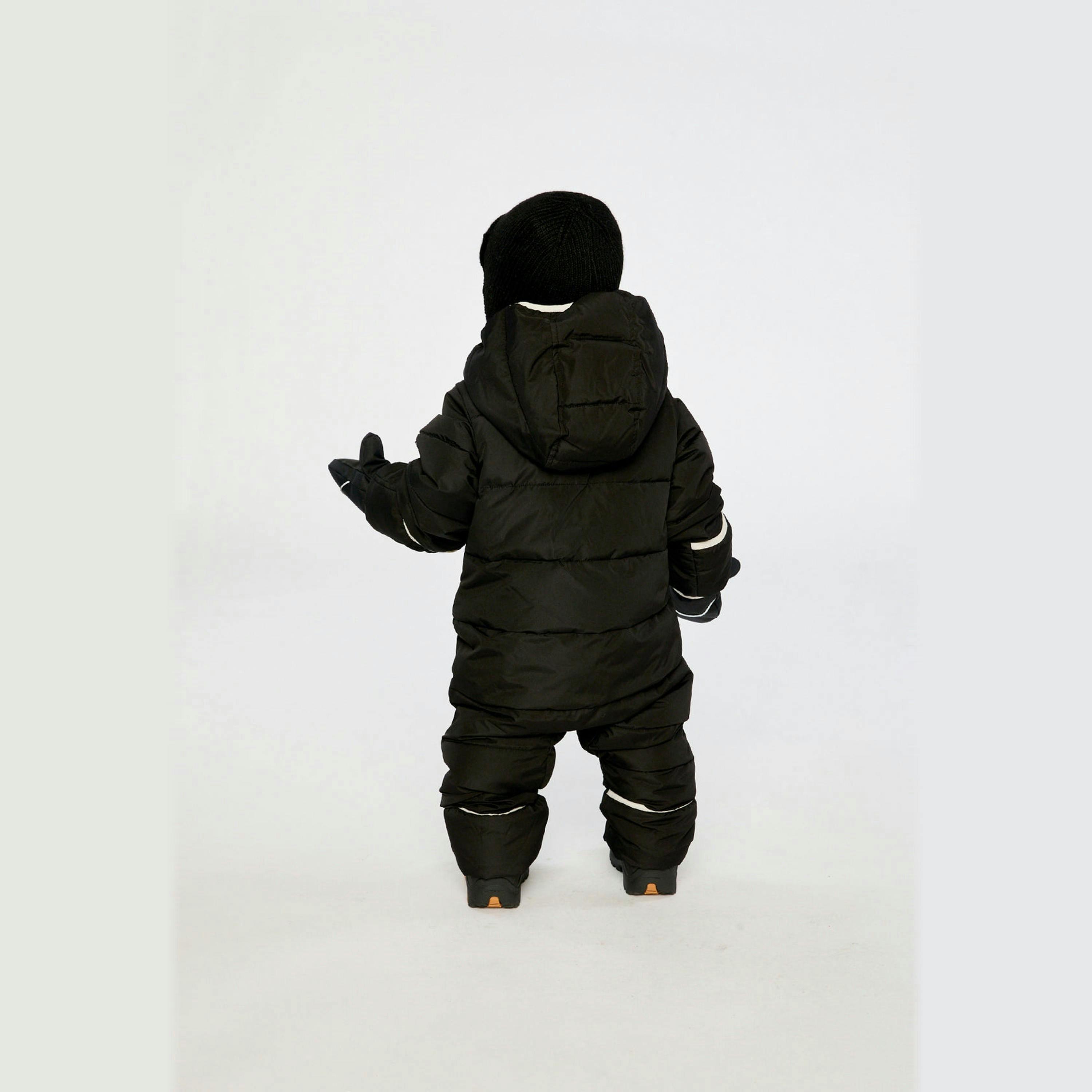 Baby Cloud One Piece Snowsuit Adapted For Car Seats Black , view 4 of 6