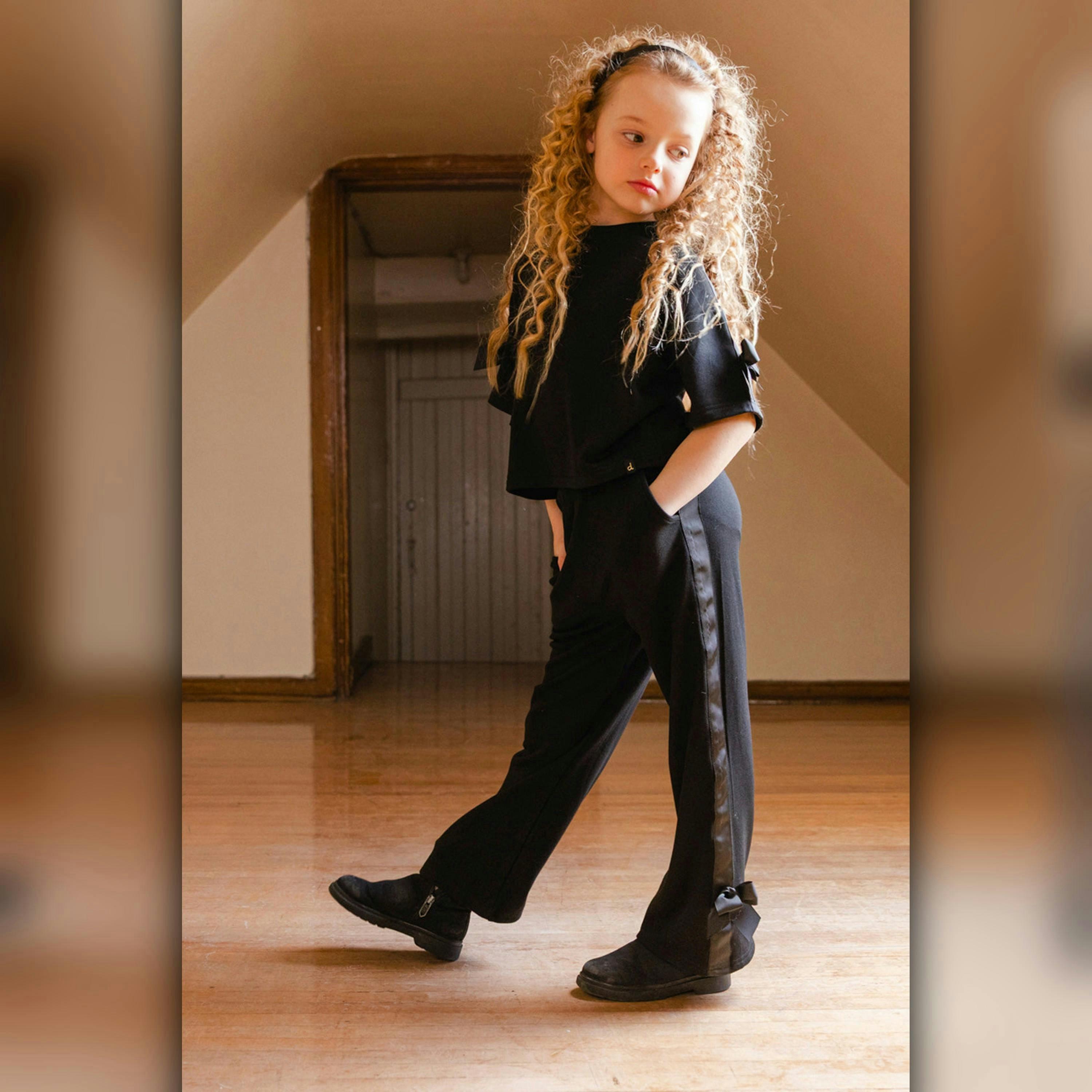 Flare Legs Milano Pants Black , view 2 of 6