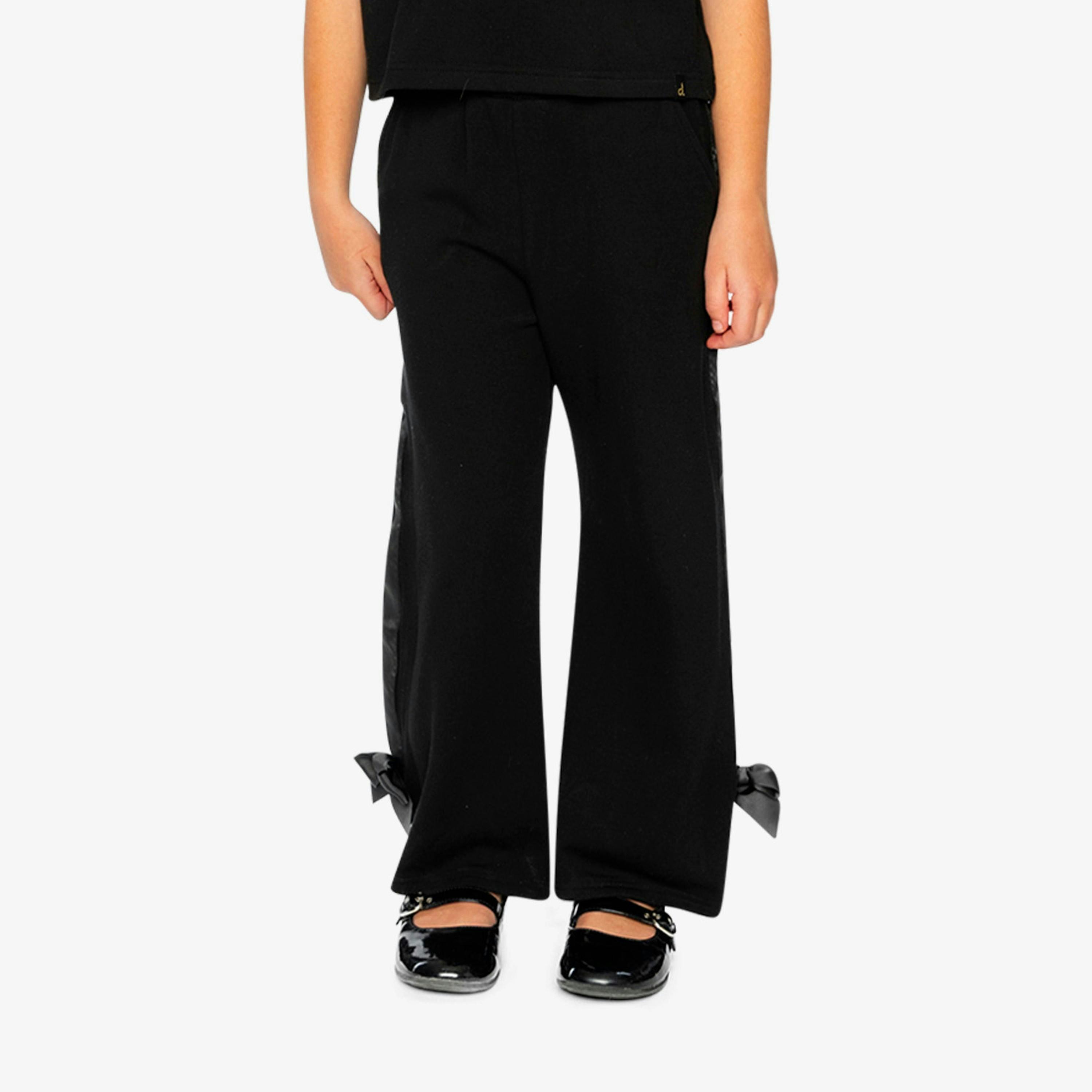 Flare Legs Milano Pants Black , view 4 of 6