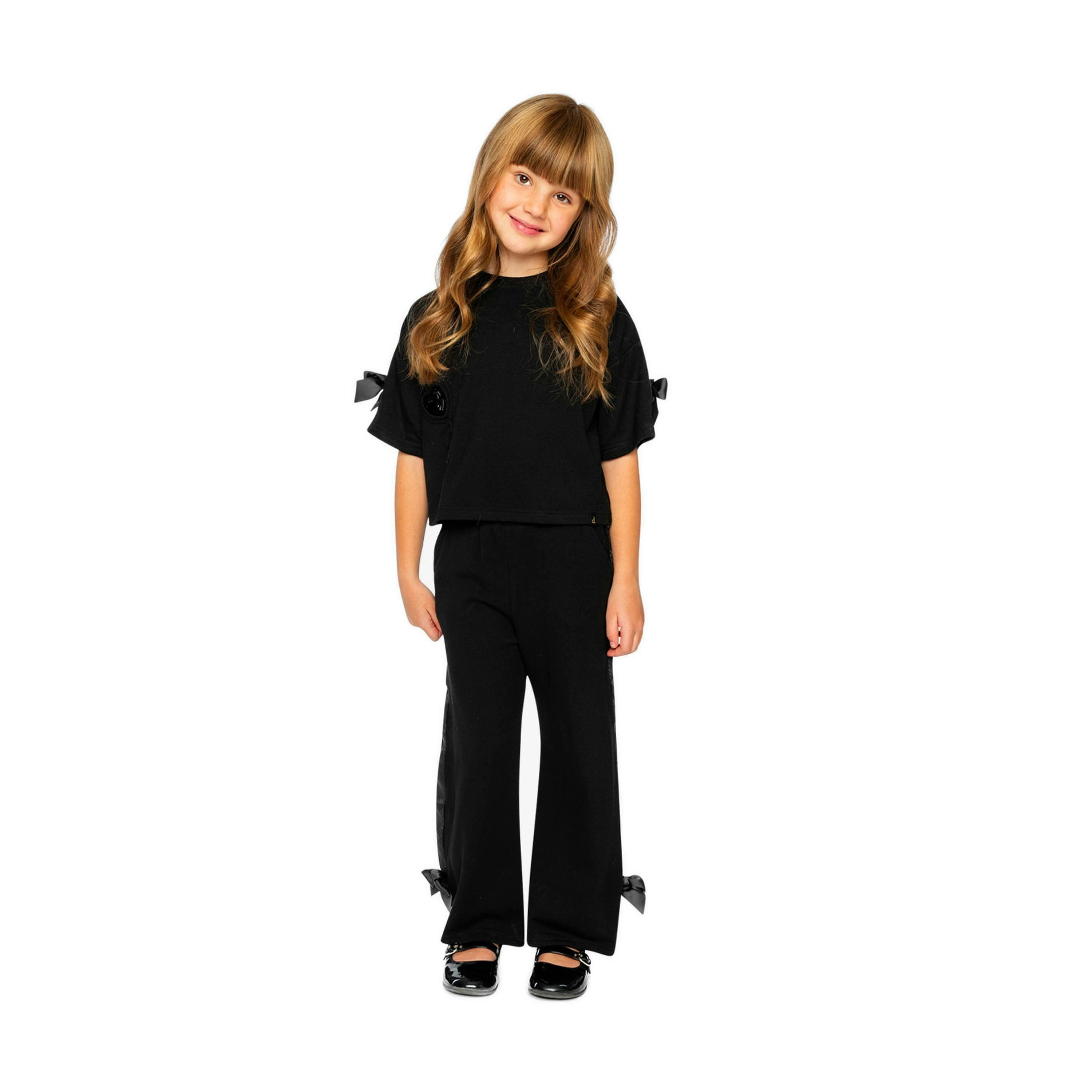Flare Legs Milano Pants Black , view 6 of 6