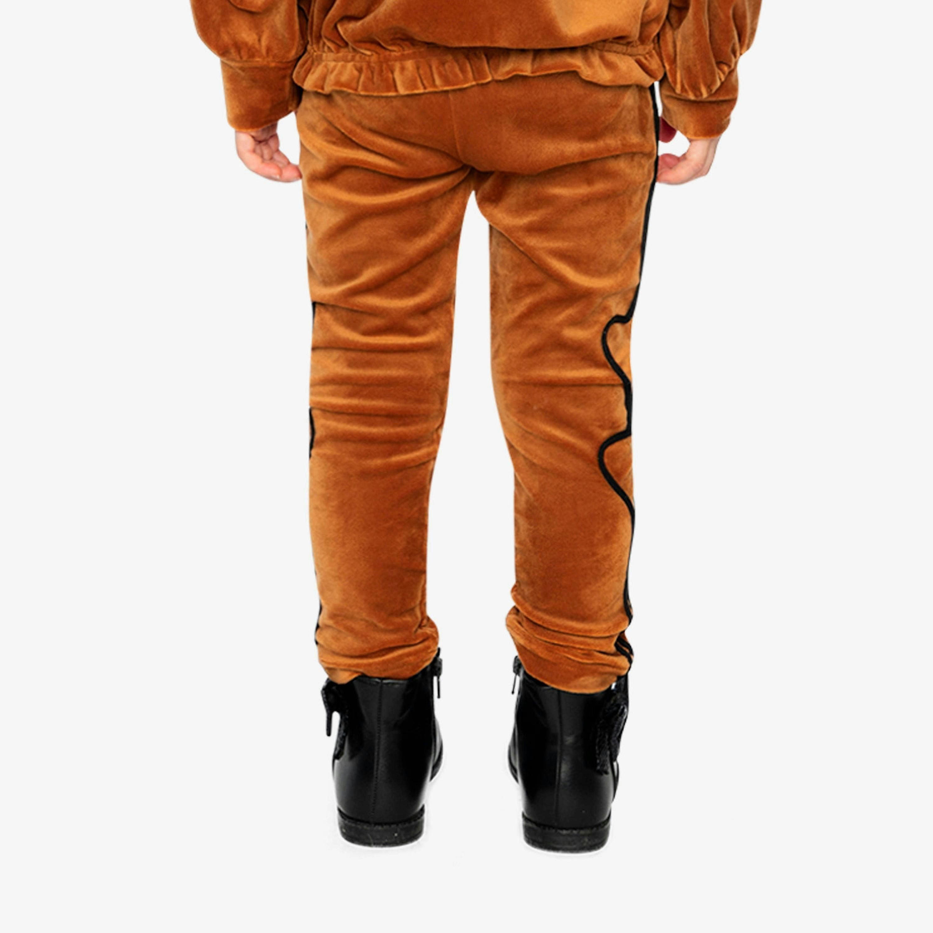 Velvet Leggings Brown , view 4 of 6