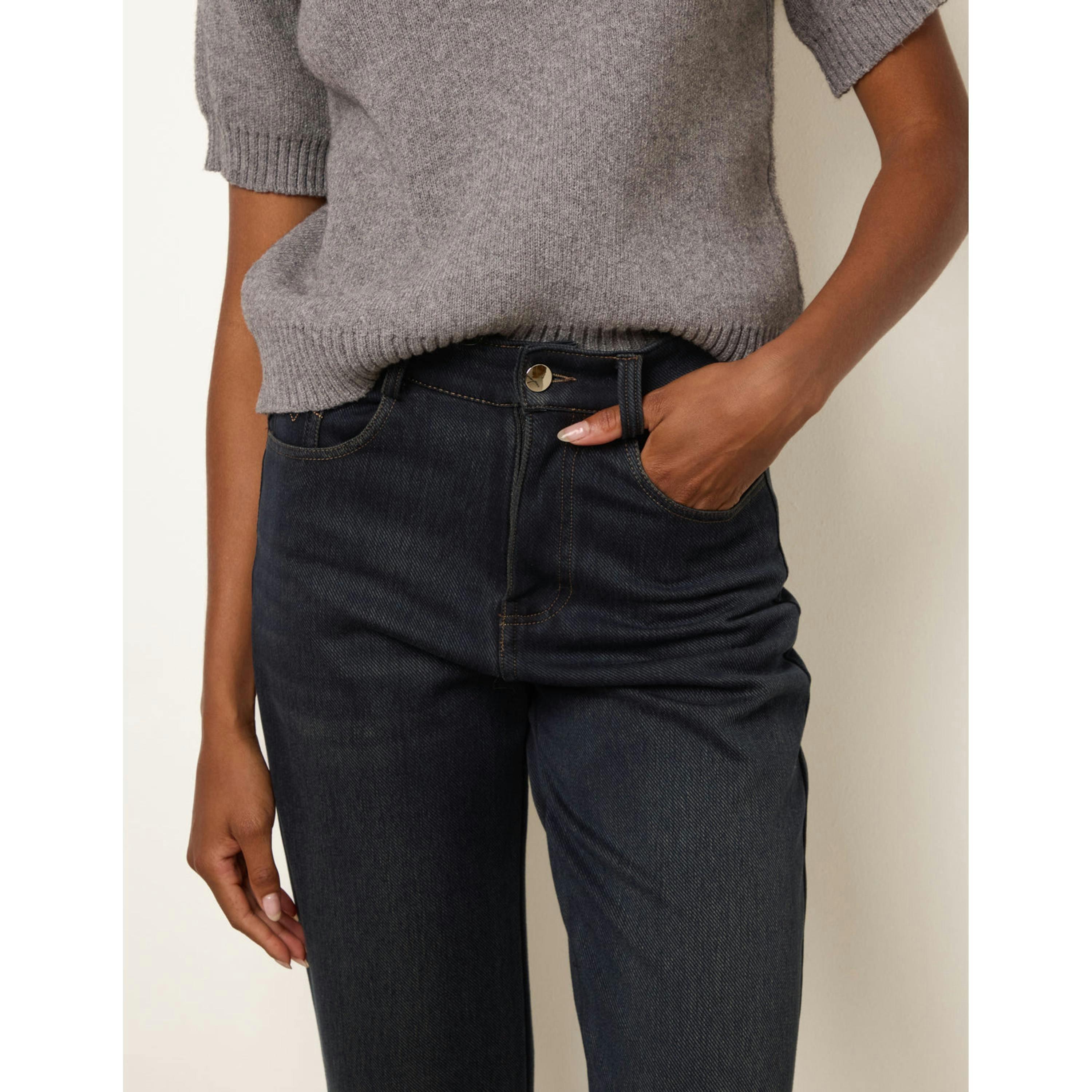 Blue Vanilla Straight Leg Jeans  in Navy , view 4 of 4
