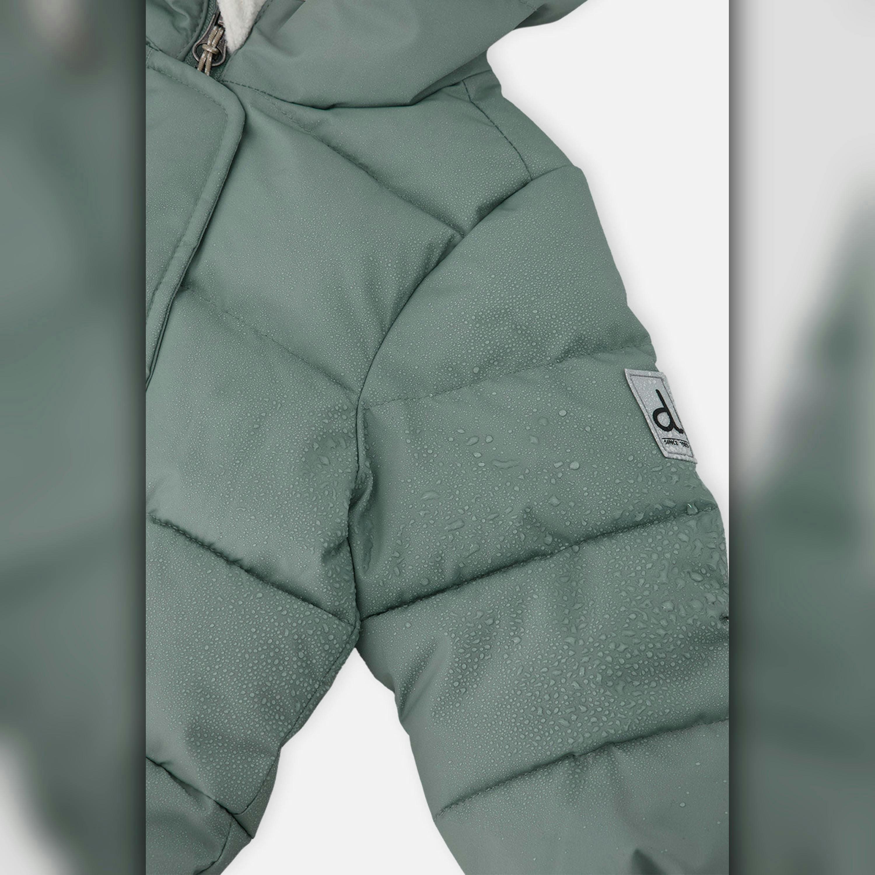 Baby Cloud One Piece Snowsuit Adapted For Car Seats Sage Green , view 4 of 4