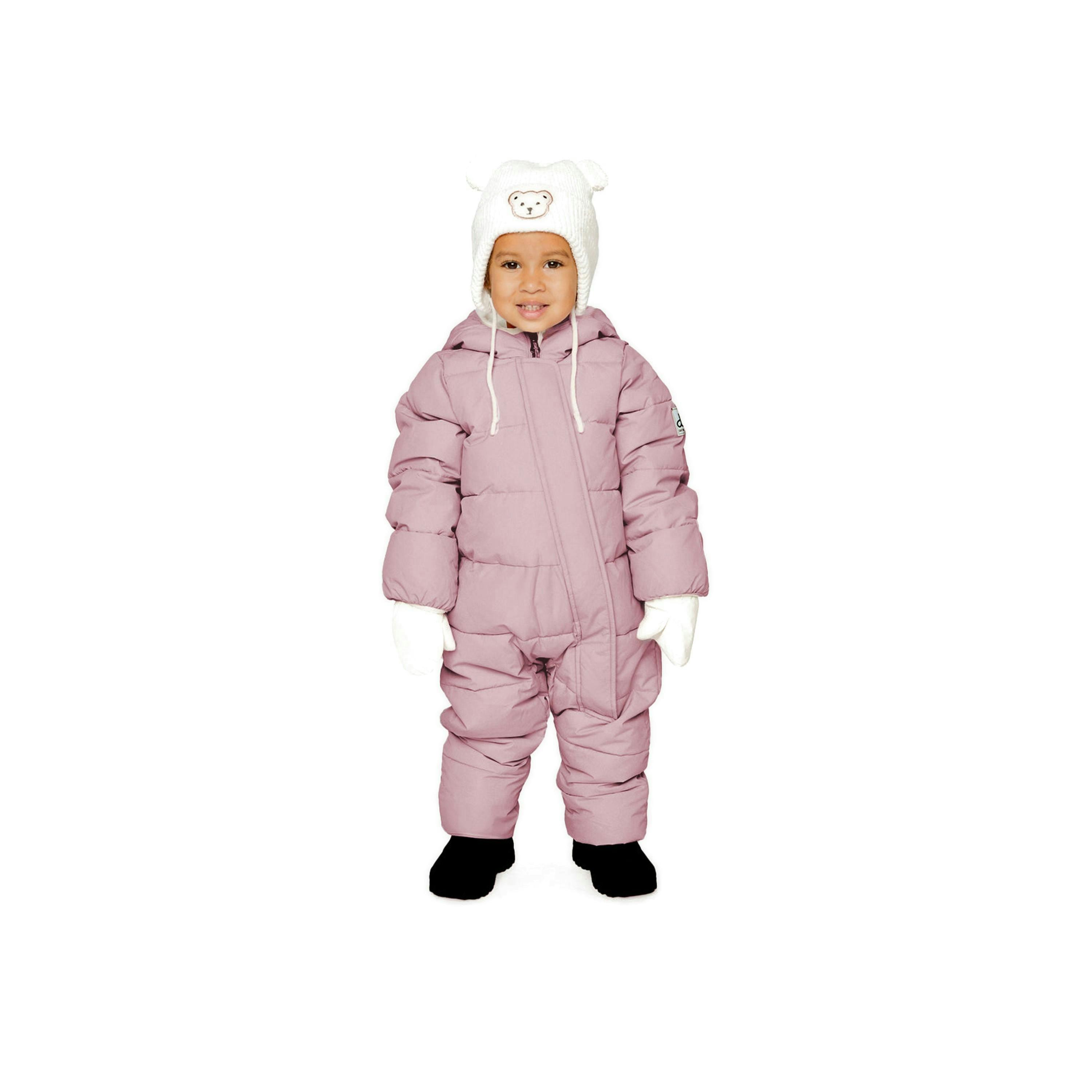 Baby Cloud One Piece Snowsuit Adapted For Car Seats Lavender , view 2 of 4