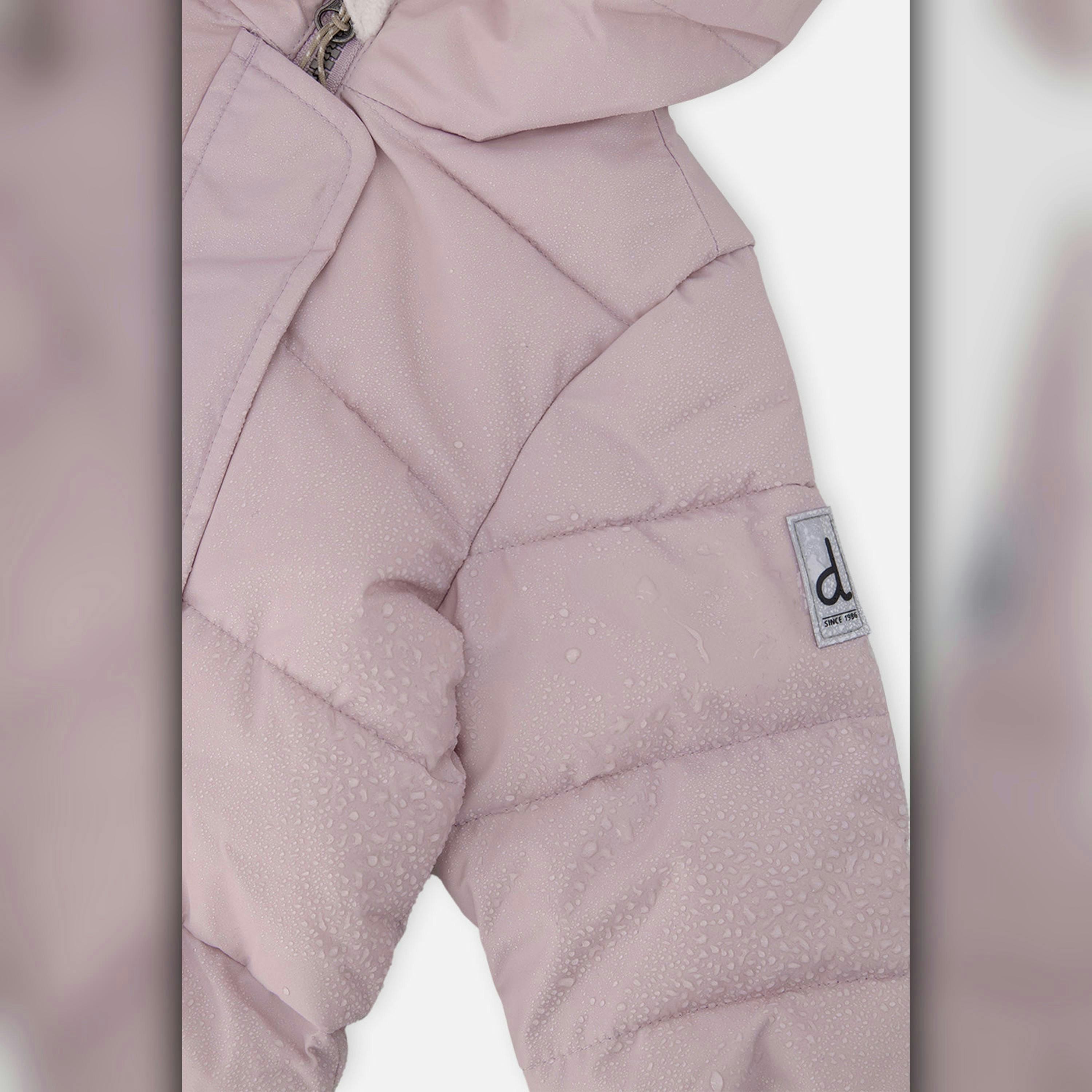 Baby Cloud One Piece Snowsuit Adapted For Car Seats Lavender , view 4 of 4