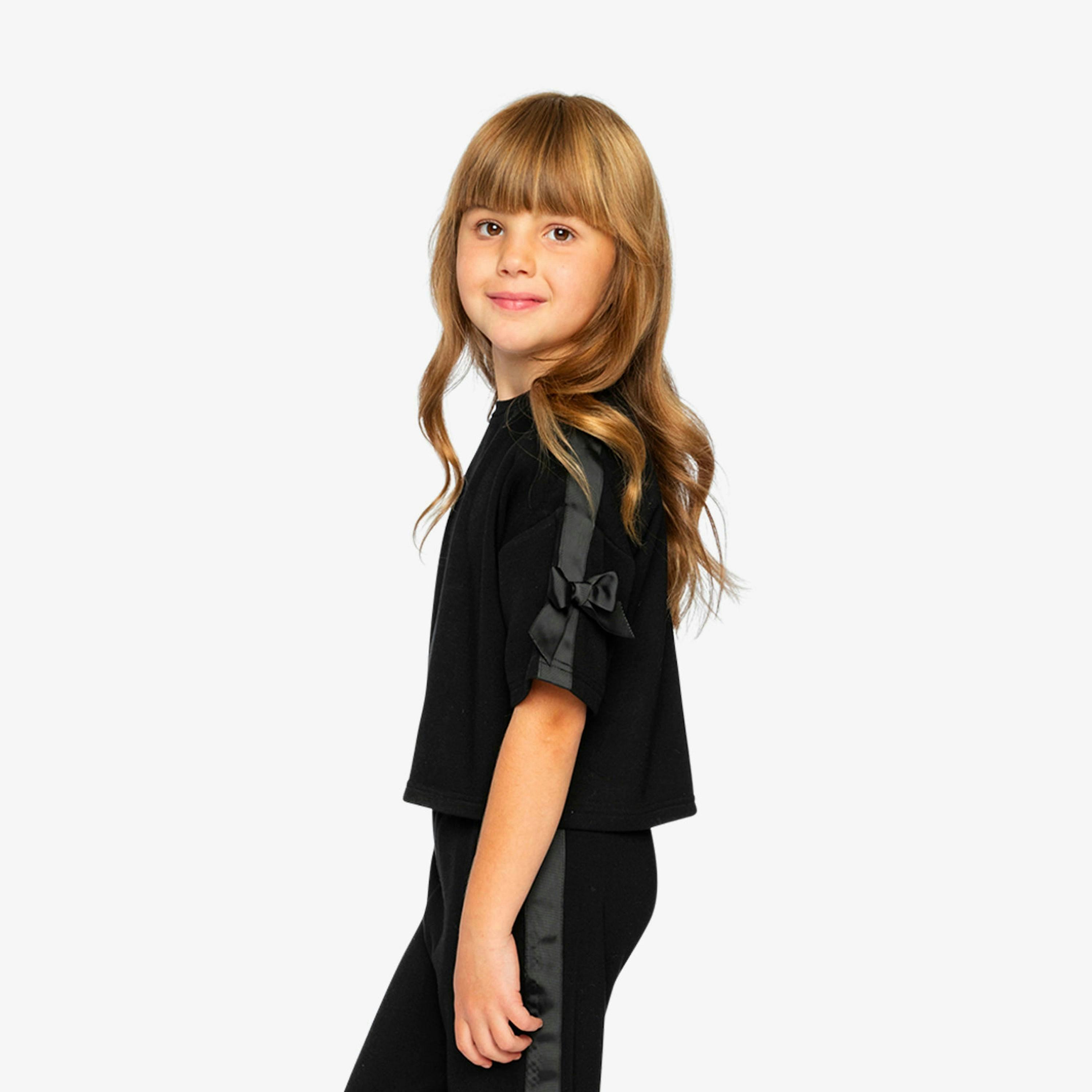 Short Sleeve Milano Top Black , view 5 of 6