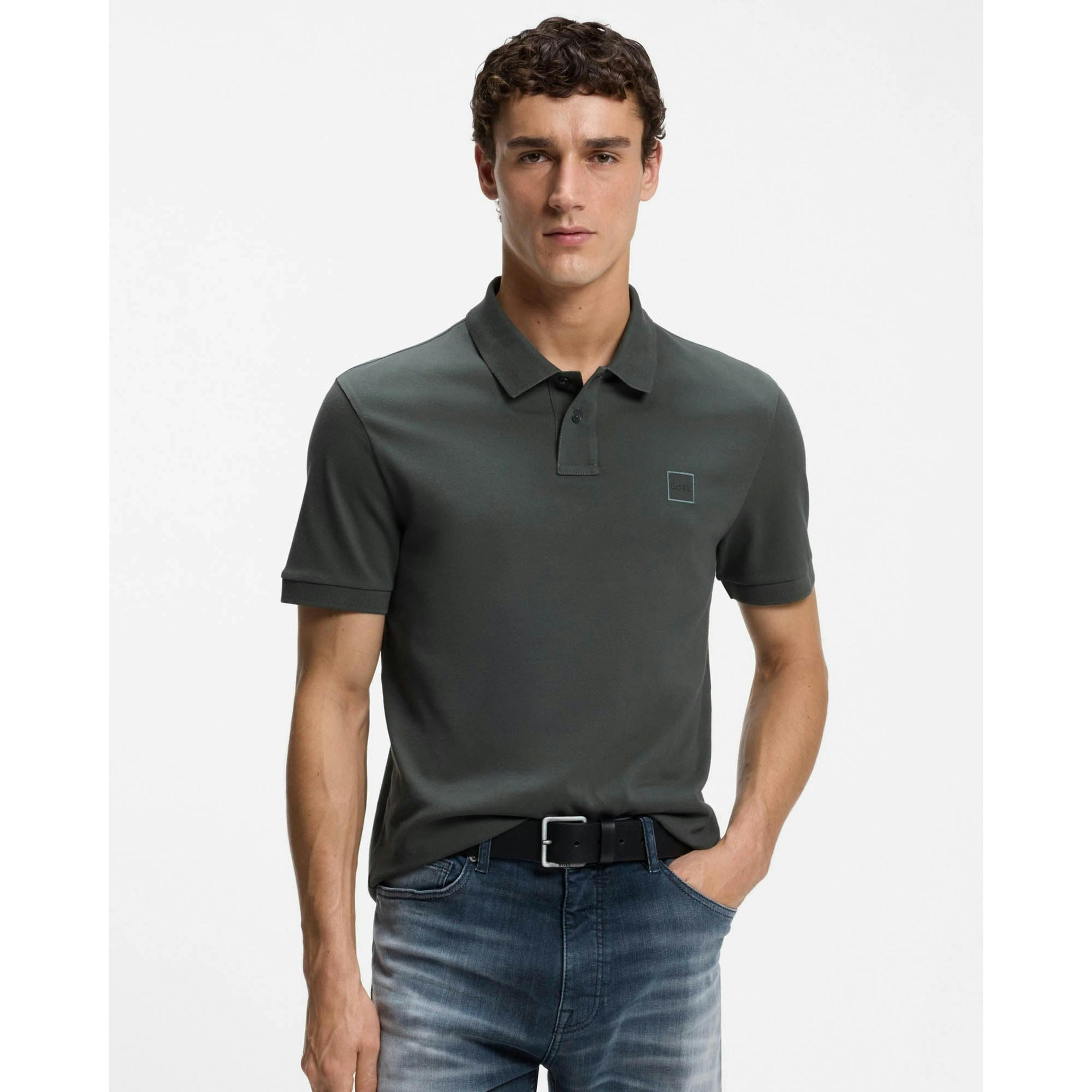 Hugo Boss Polo Shirt  in Grey , view 3 of 4
