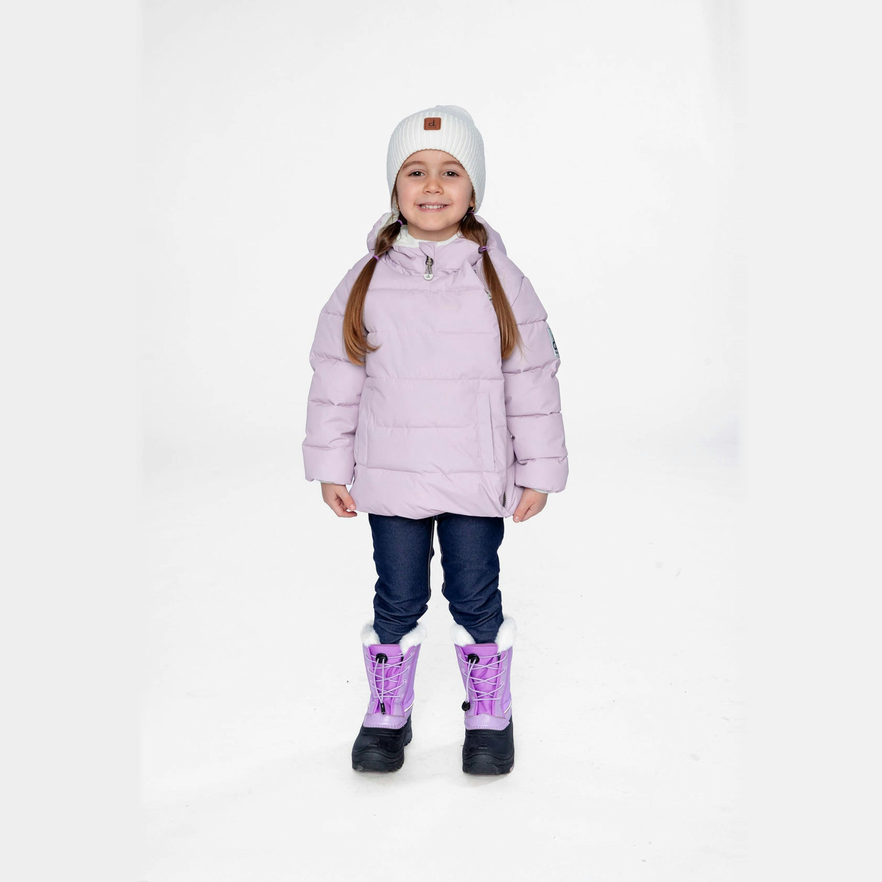 Winter Jacket Adapted For Car Seats Lavender , view 2 of 6