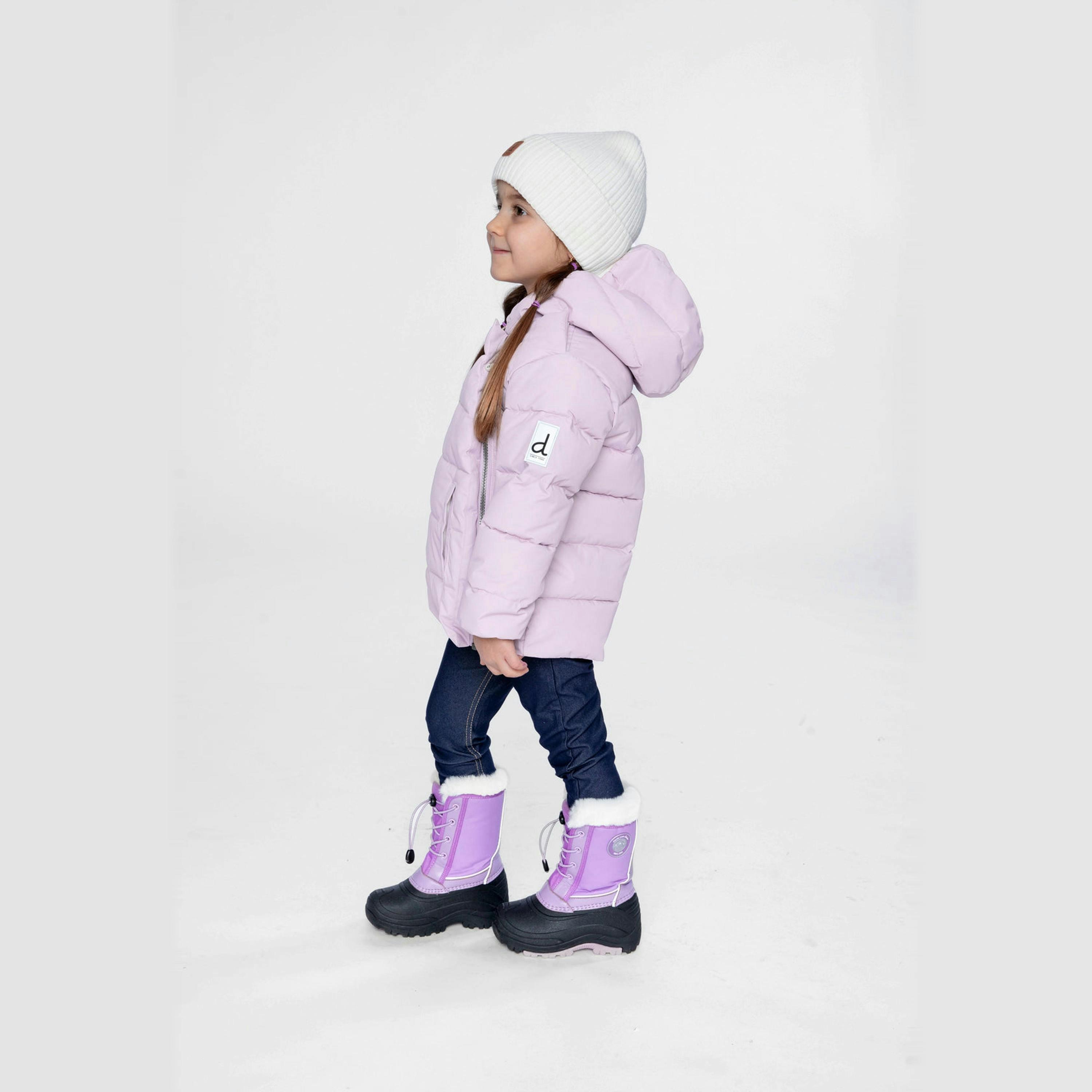 Winter Jacket Adapted For Car Seats Lavender , view 3 of 6