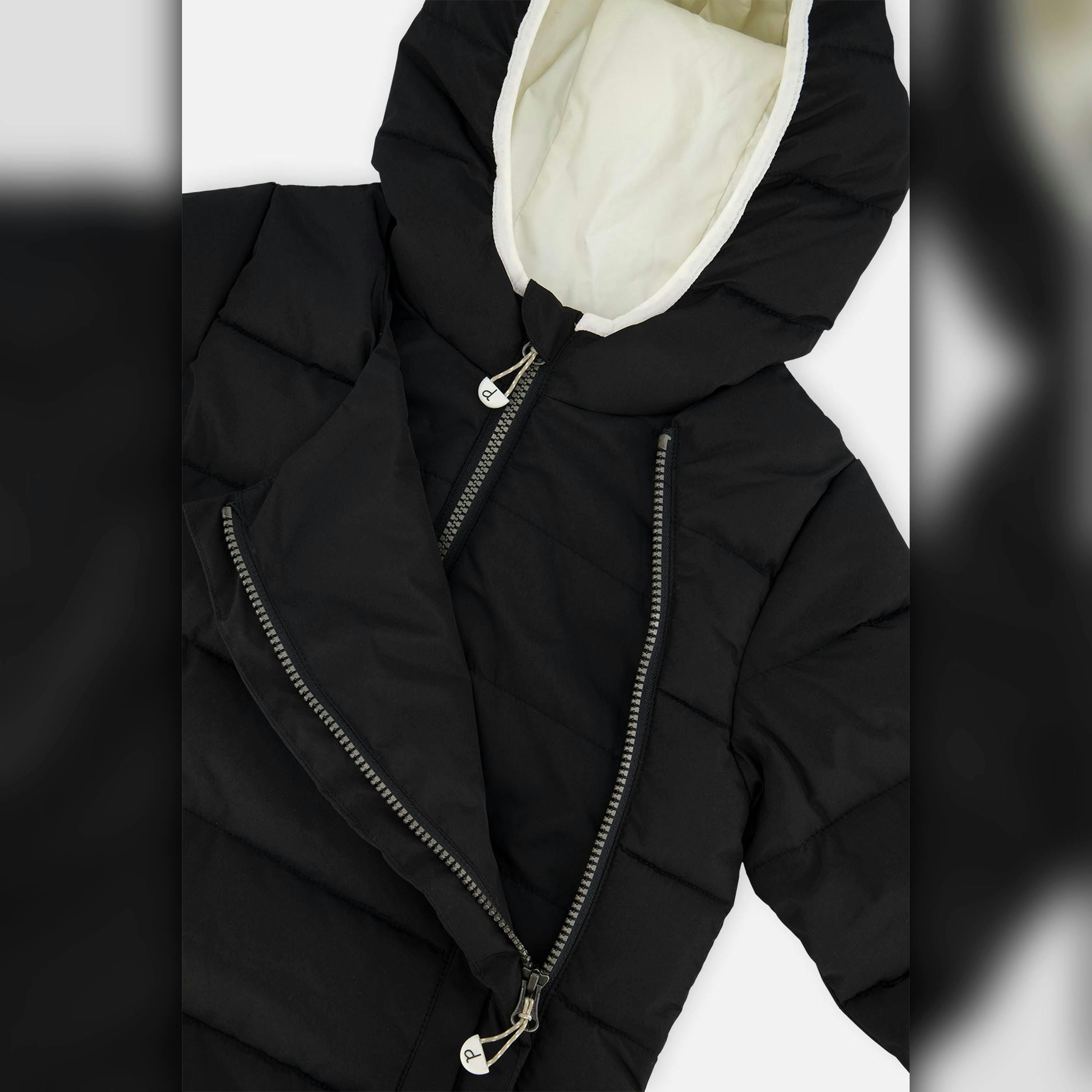 Winter Jacket Adapted For Car Seats Black , view 6 of 6