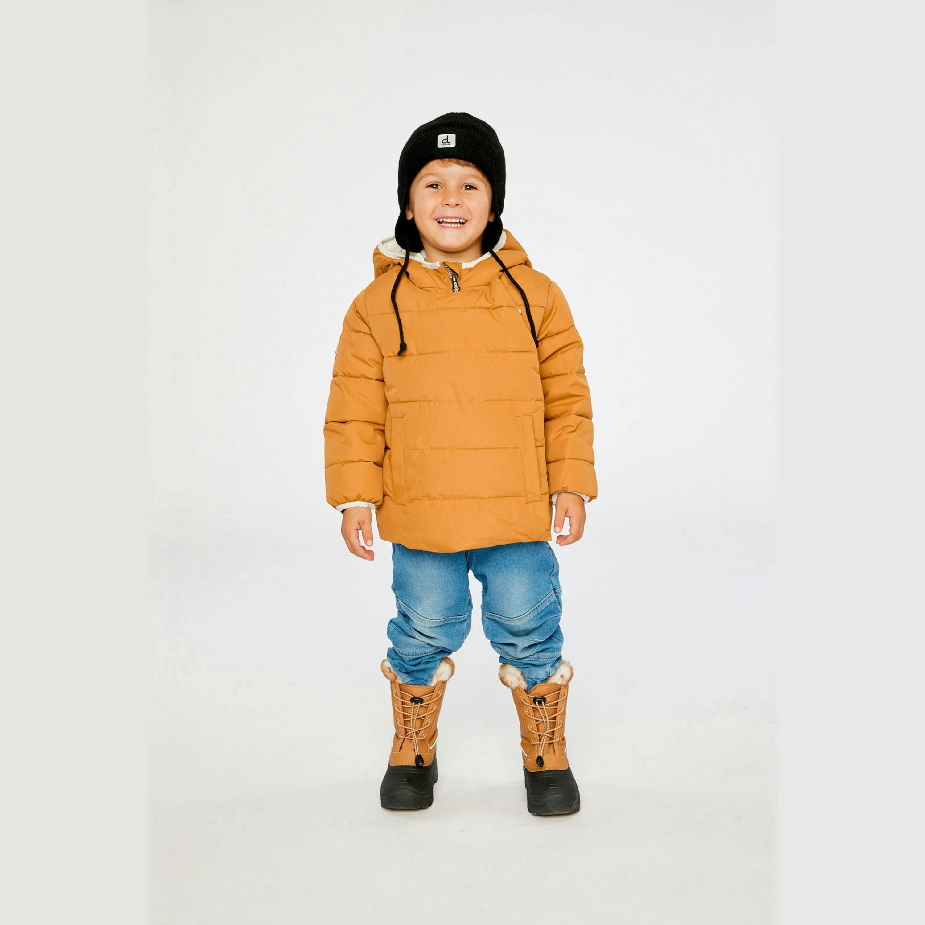 Winter Jacket Adapted For Car Seats Brown Sugar , view 2 of 6