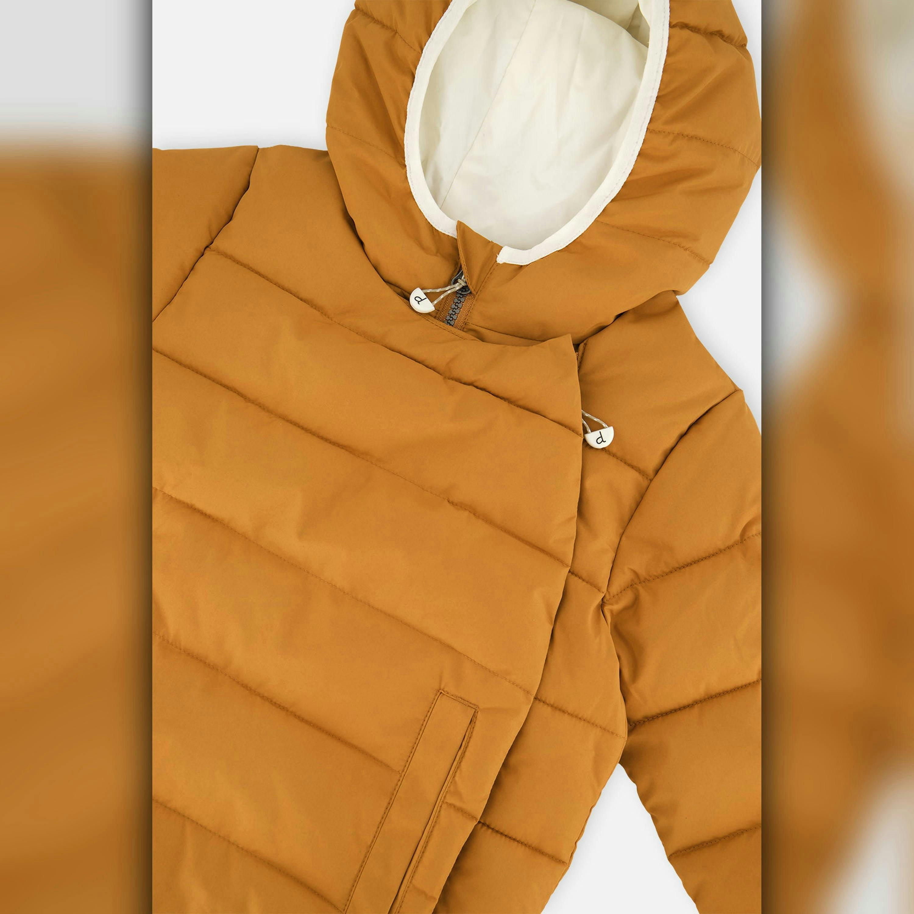 Winter Jacket Adapted For Car Seats Brown Sugar , view 5 of 6