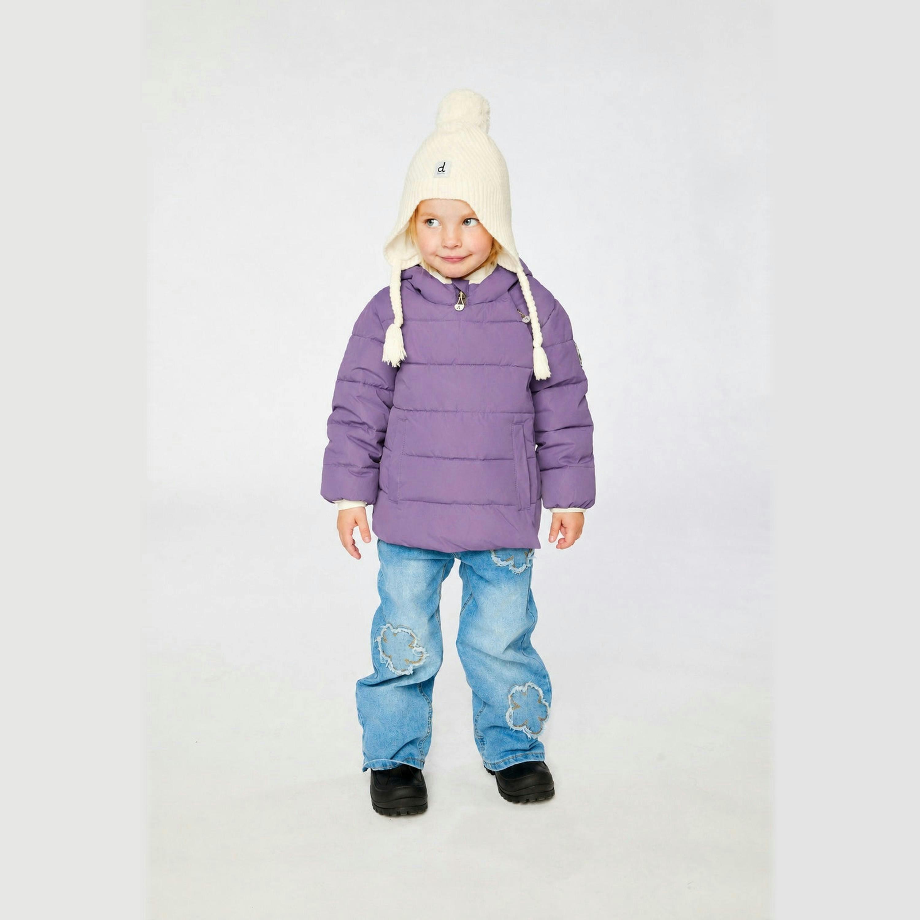 Winter Jacket Adapted For Car Seats Violet , view 2 of 6
