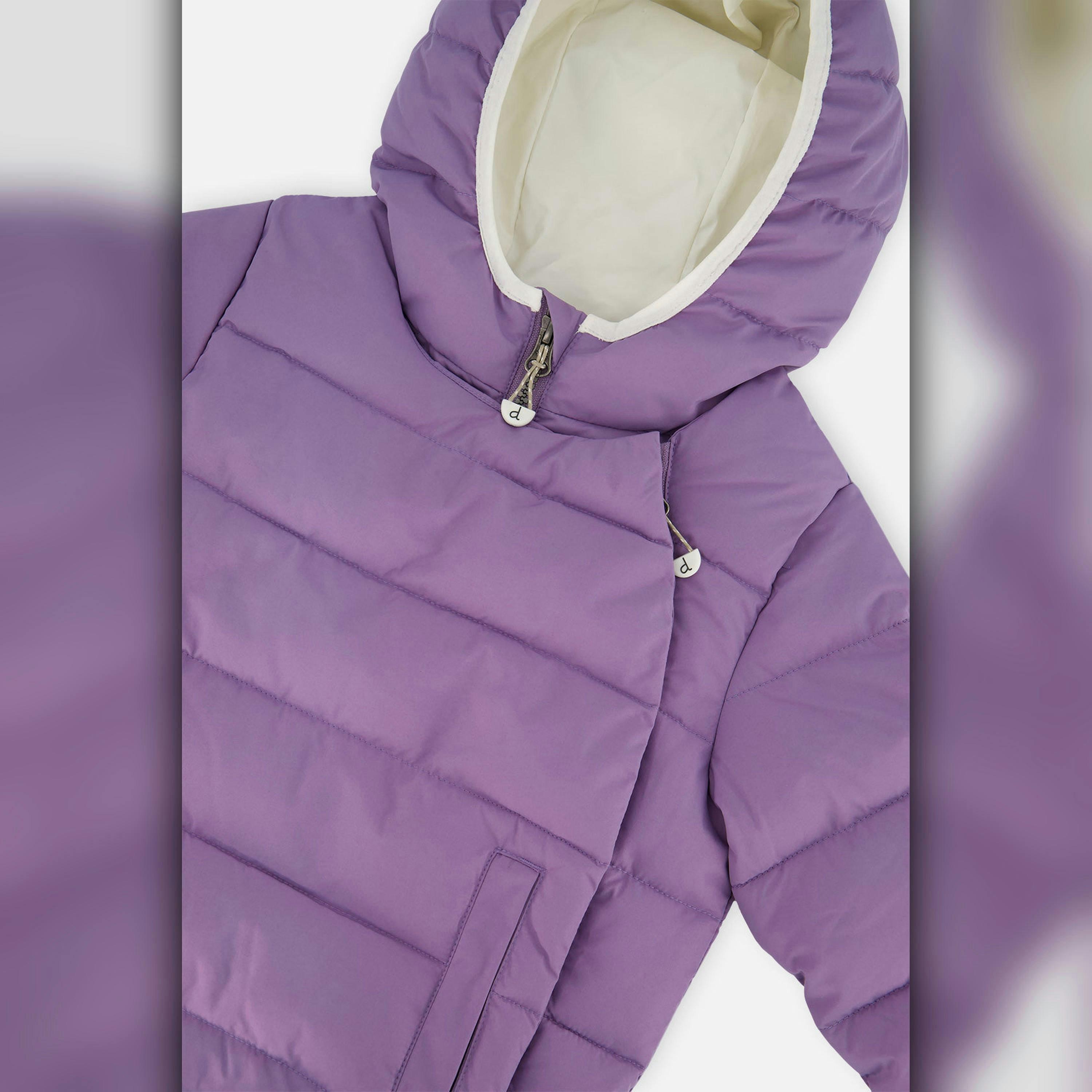 Winter Jacket Adapted For Car Seats Violet , view 5 of 6