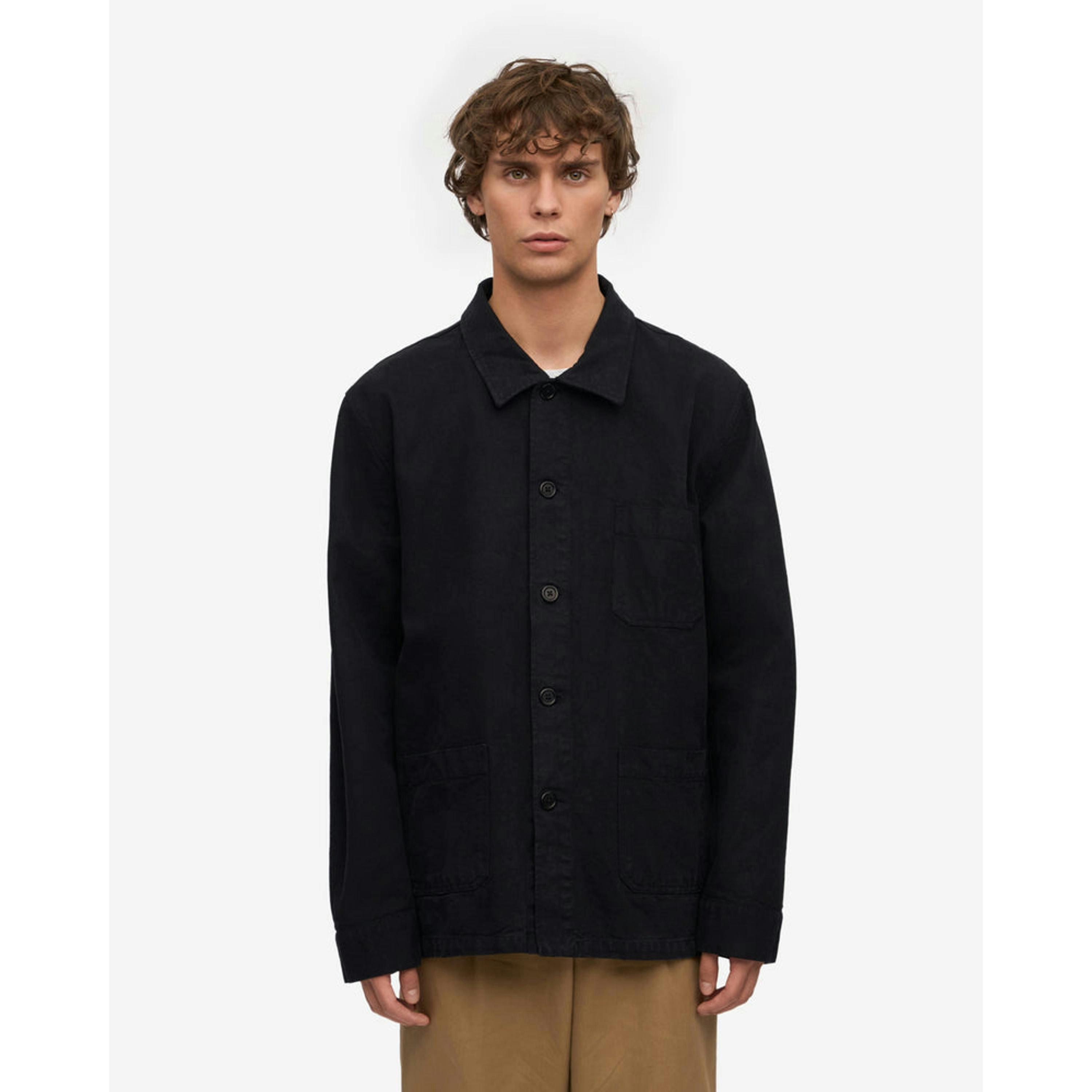 Colourful Standard Workwear Overshirts  in Black , view 1 of 5