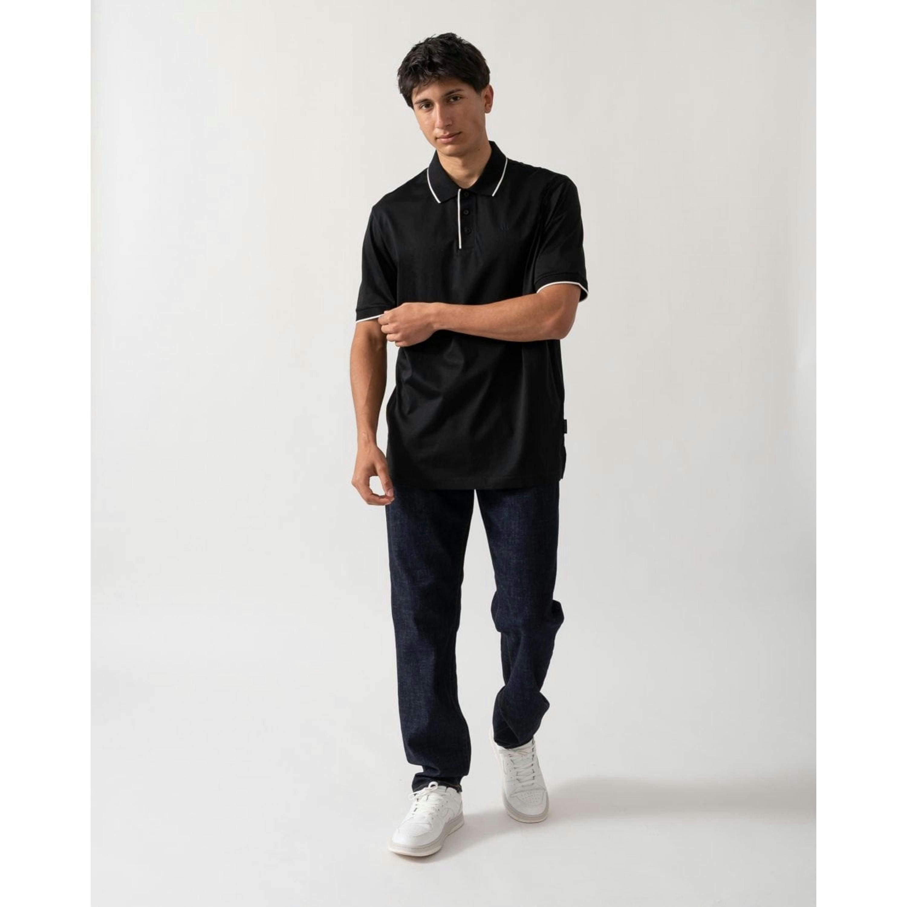 Armani Exchange Polo Shirt  in Black , view 4 of 4