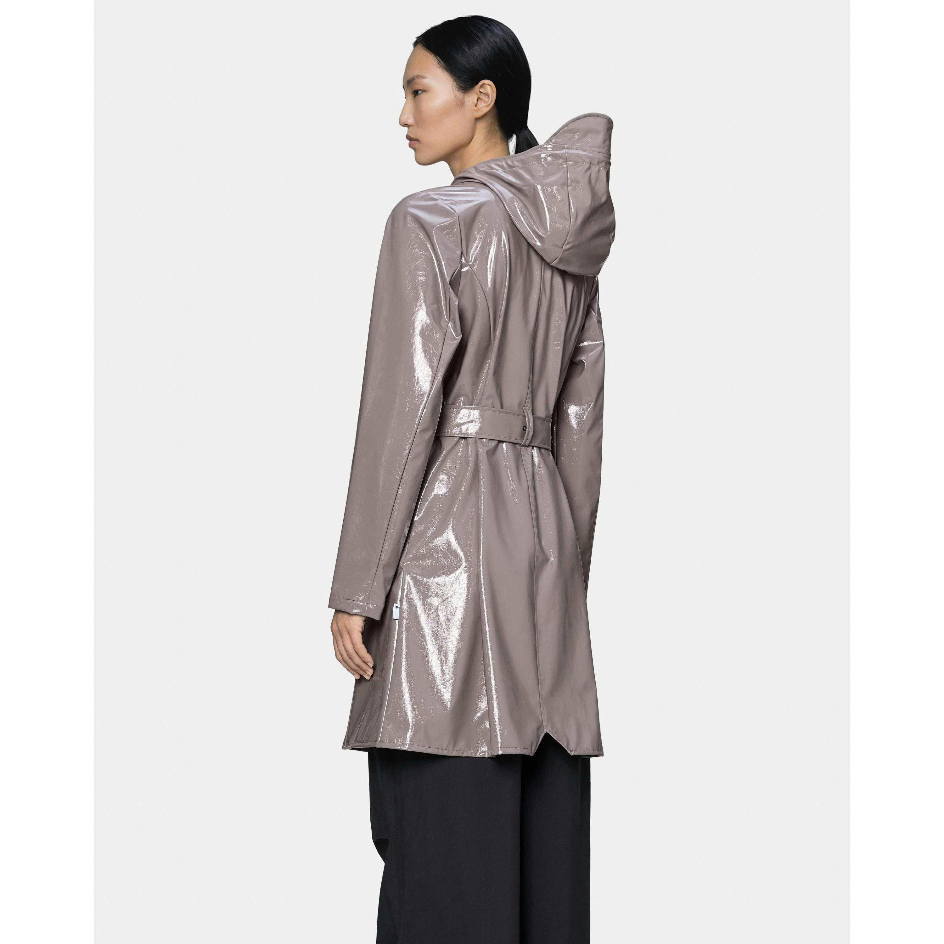 Rains Raincoat  in Grey , view 2 of 3