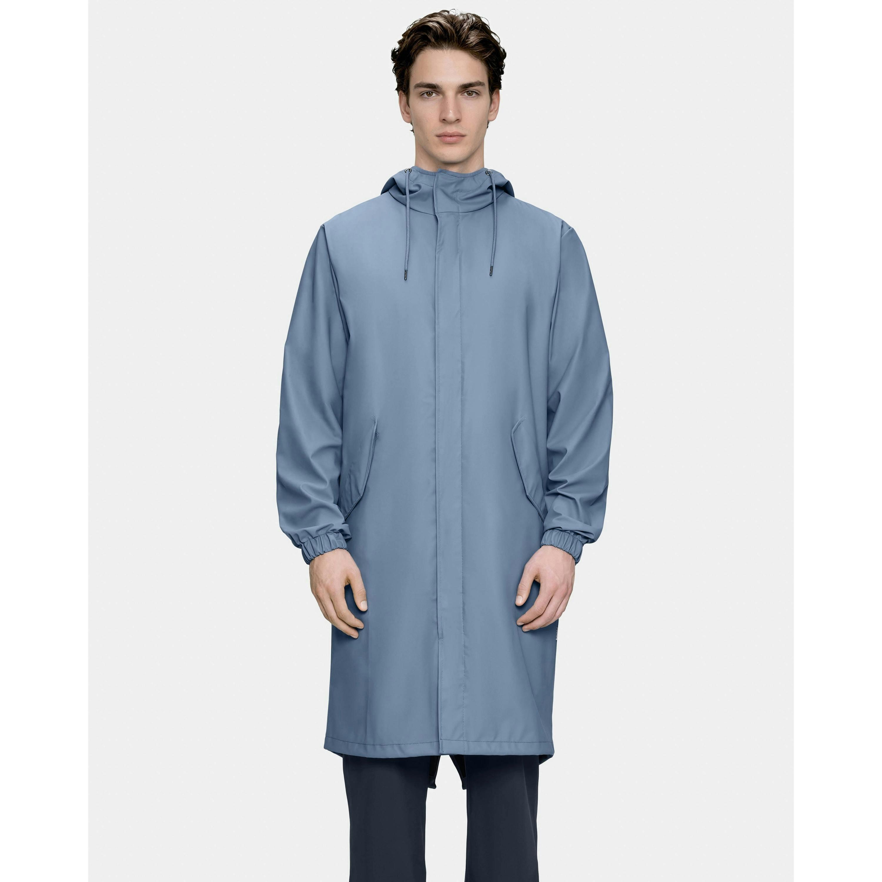 Rains Raincoat  in Blue , view 2 of 5