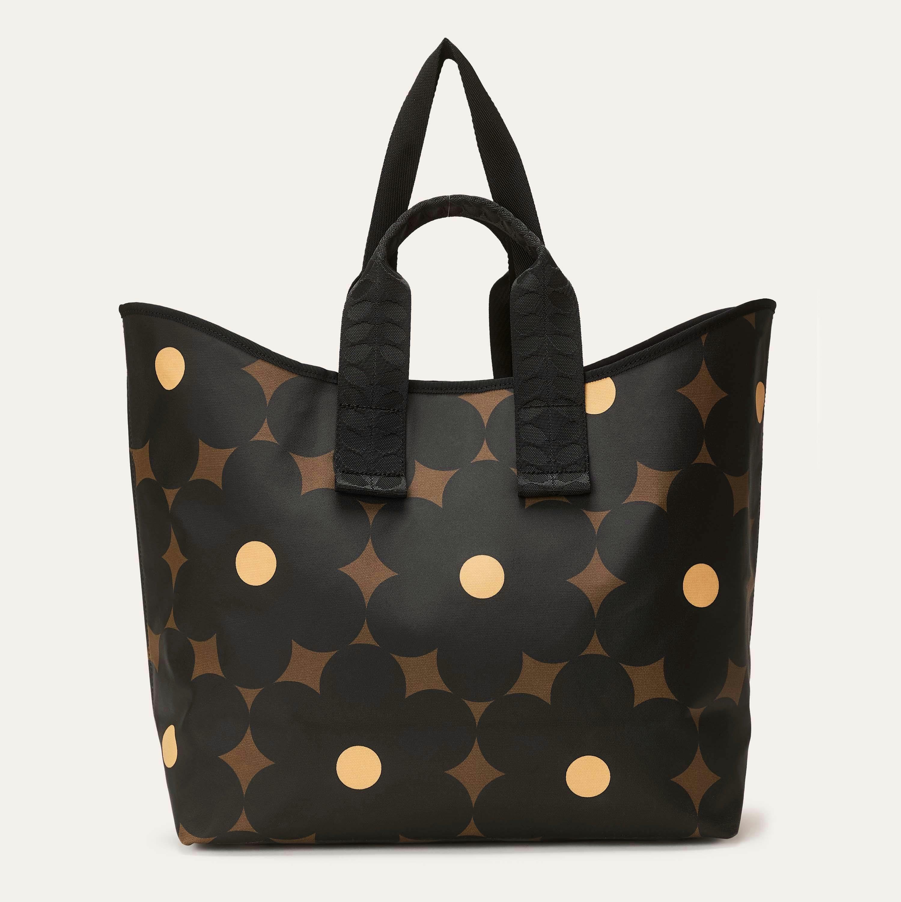 Carryall Large Tote - Flower Power Ebony , view 4 of 4